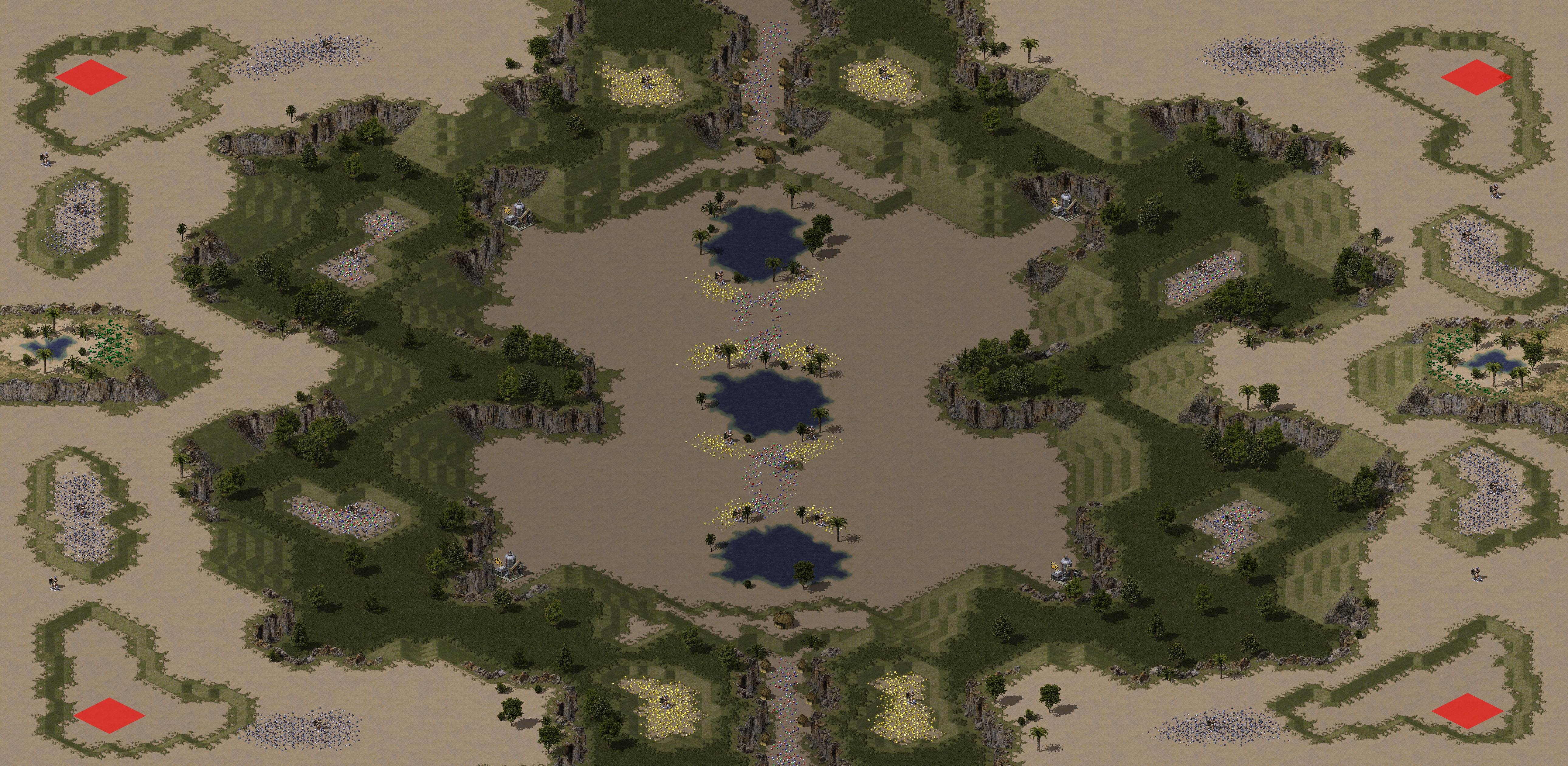 Rendered map: [4] Desert Island