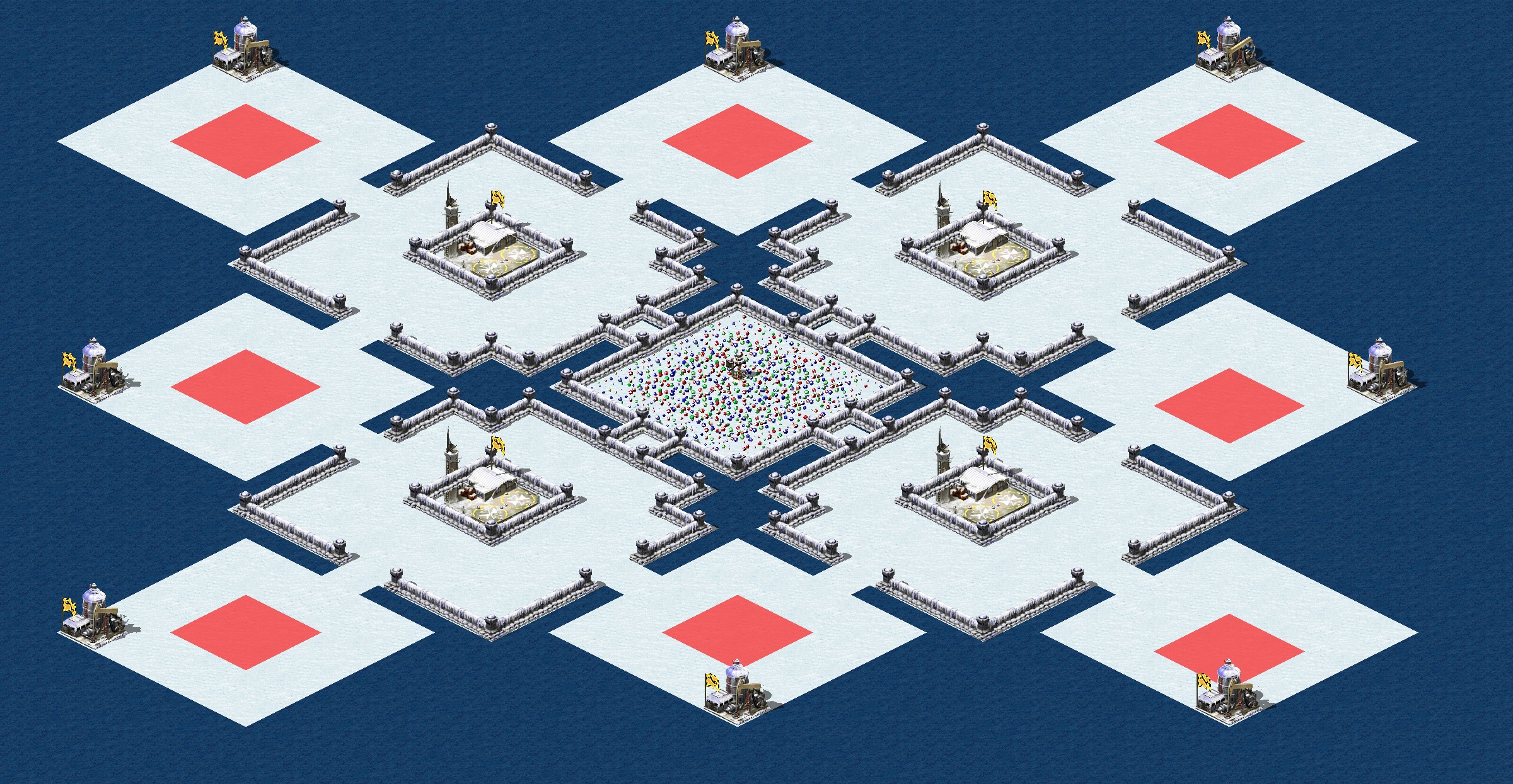 Rendered map: Snowy Sea (2)
