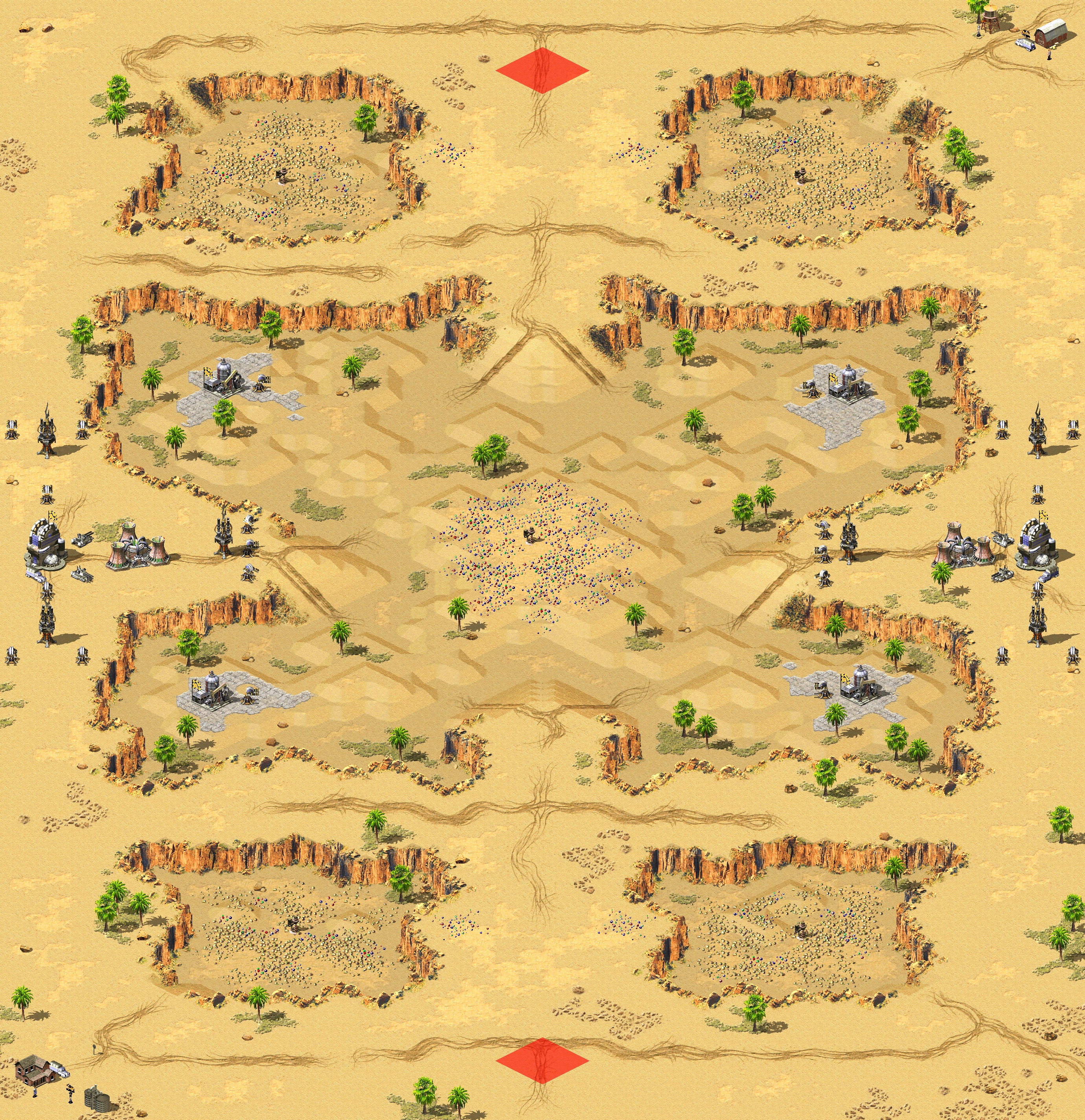 Rendered map: Dune Shredder II