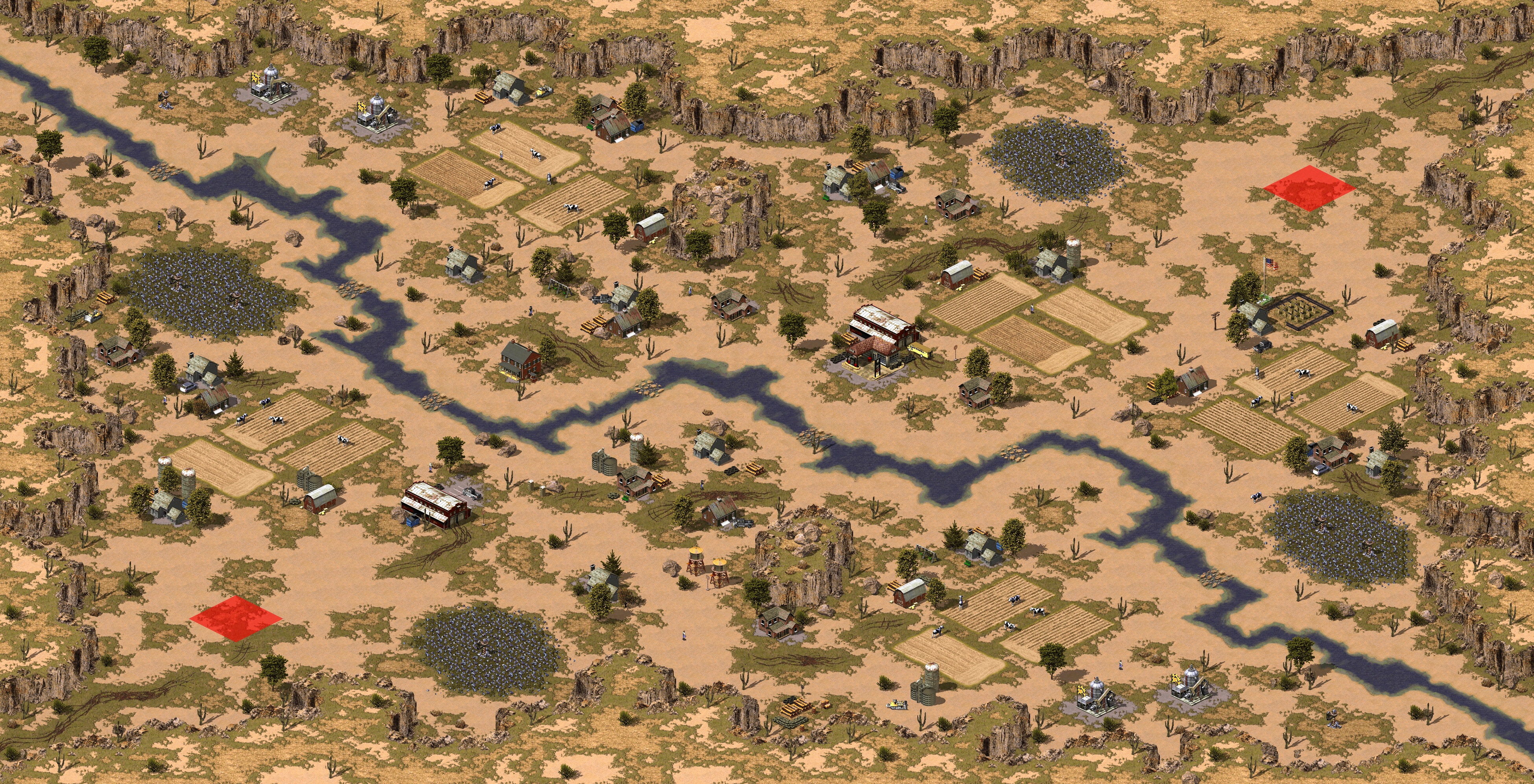 Rendered map: Dustbowl