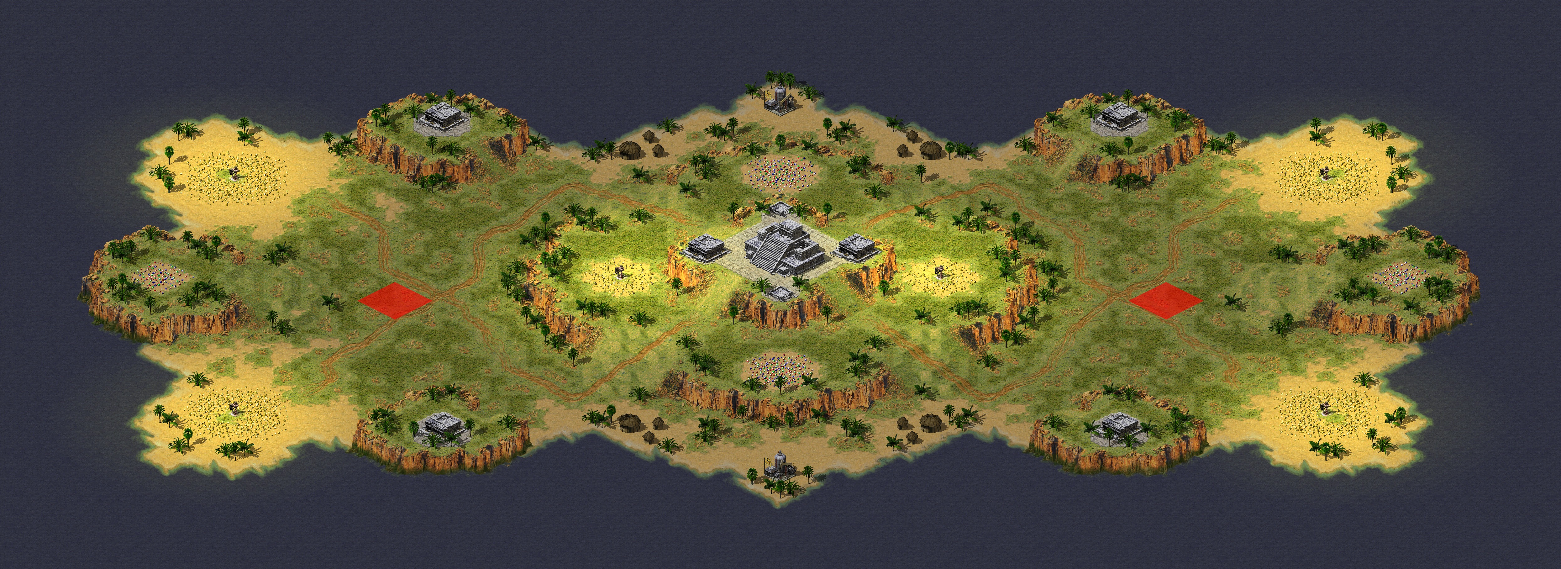 Rendered map: Official Tournament Map A