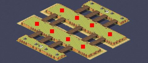 Rendered preview of Rectangular Plateau (4v4)