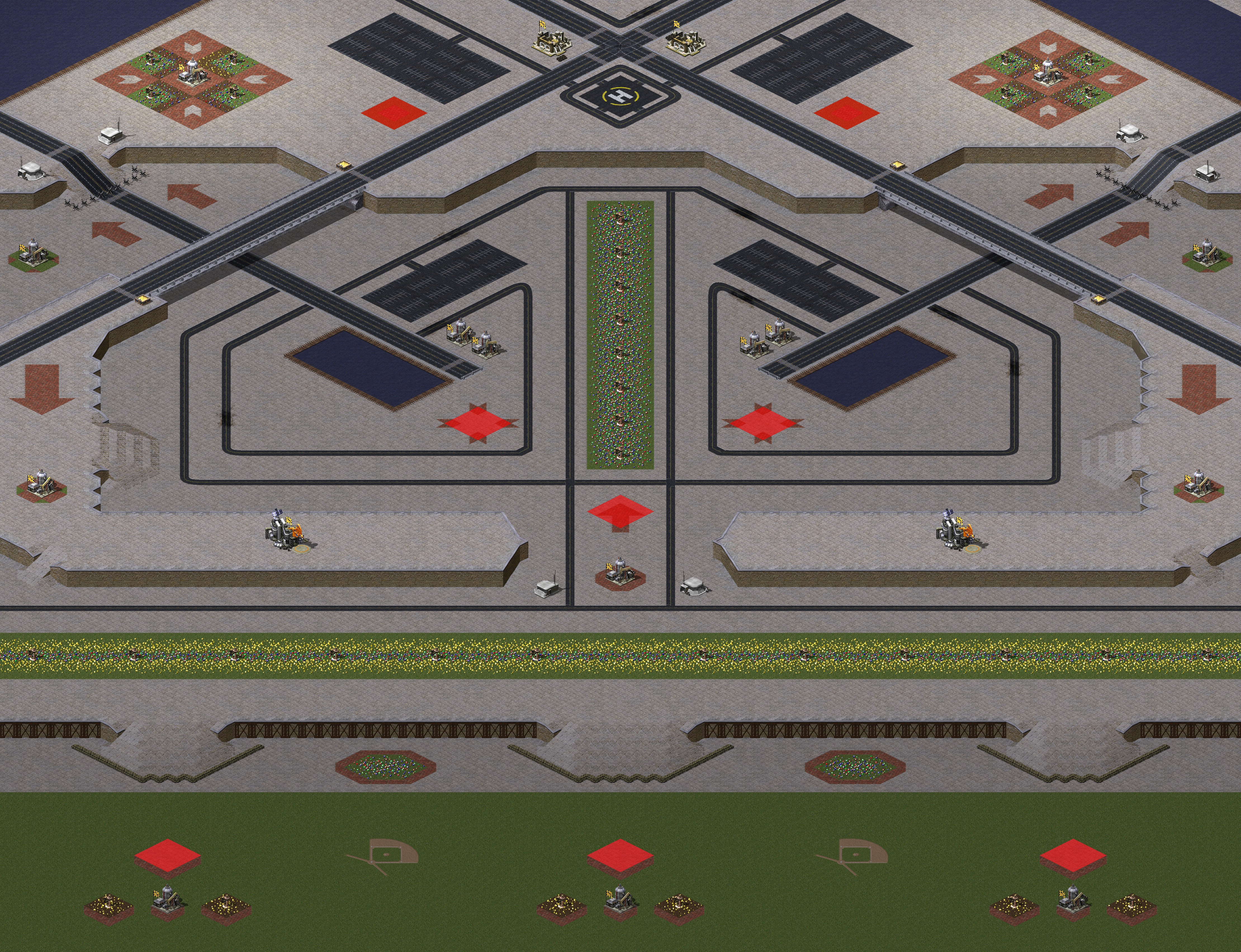 Rendered map: Crossroads Reimu
