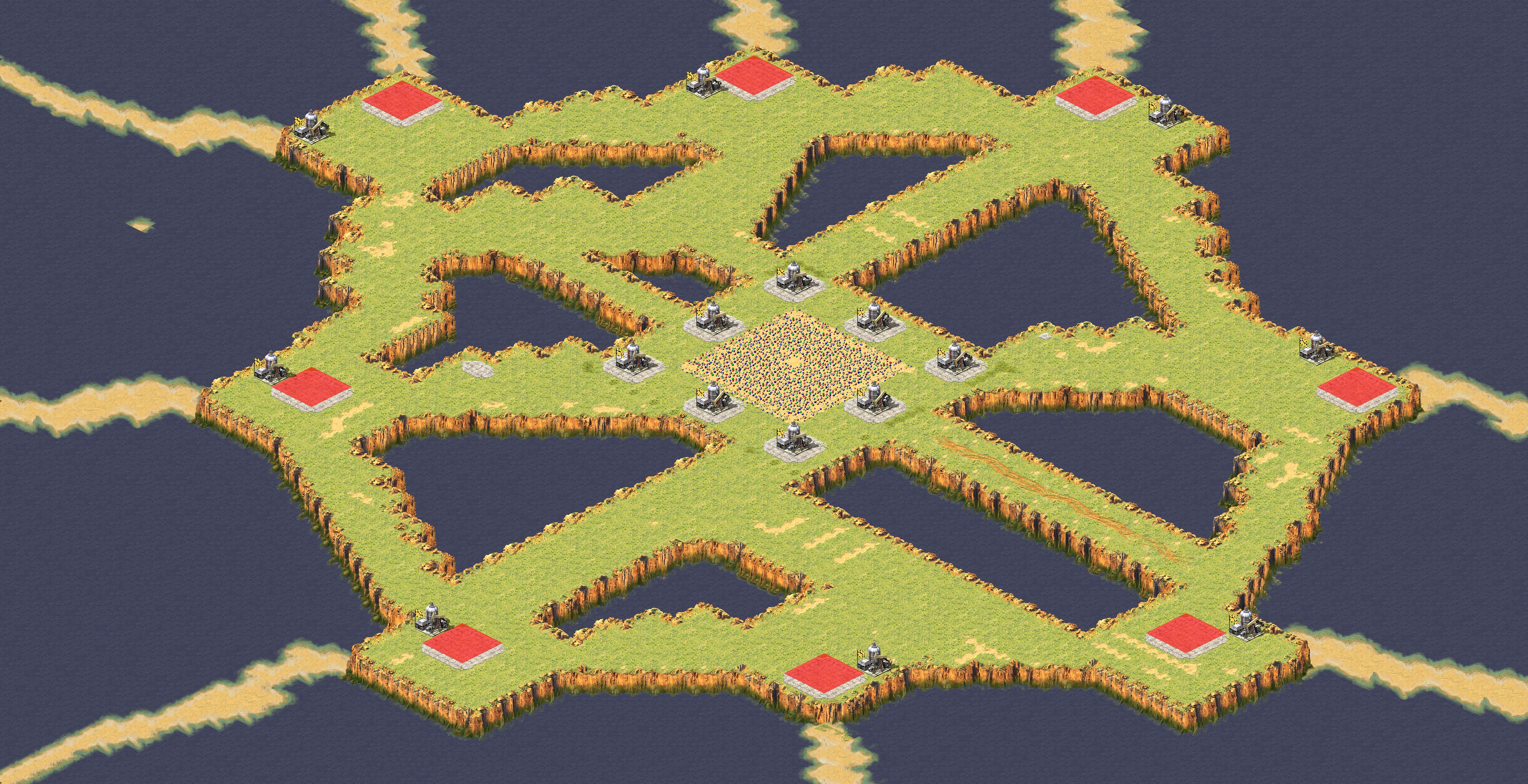 Rendered map: Gem Mine Scramble