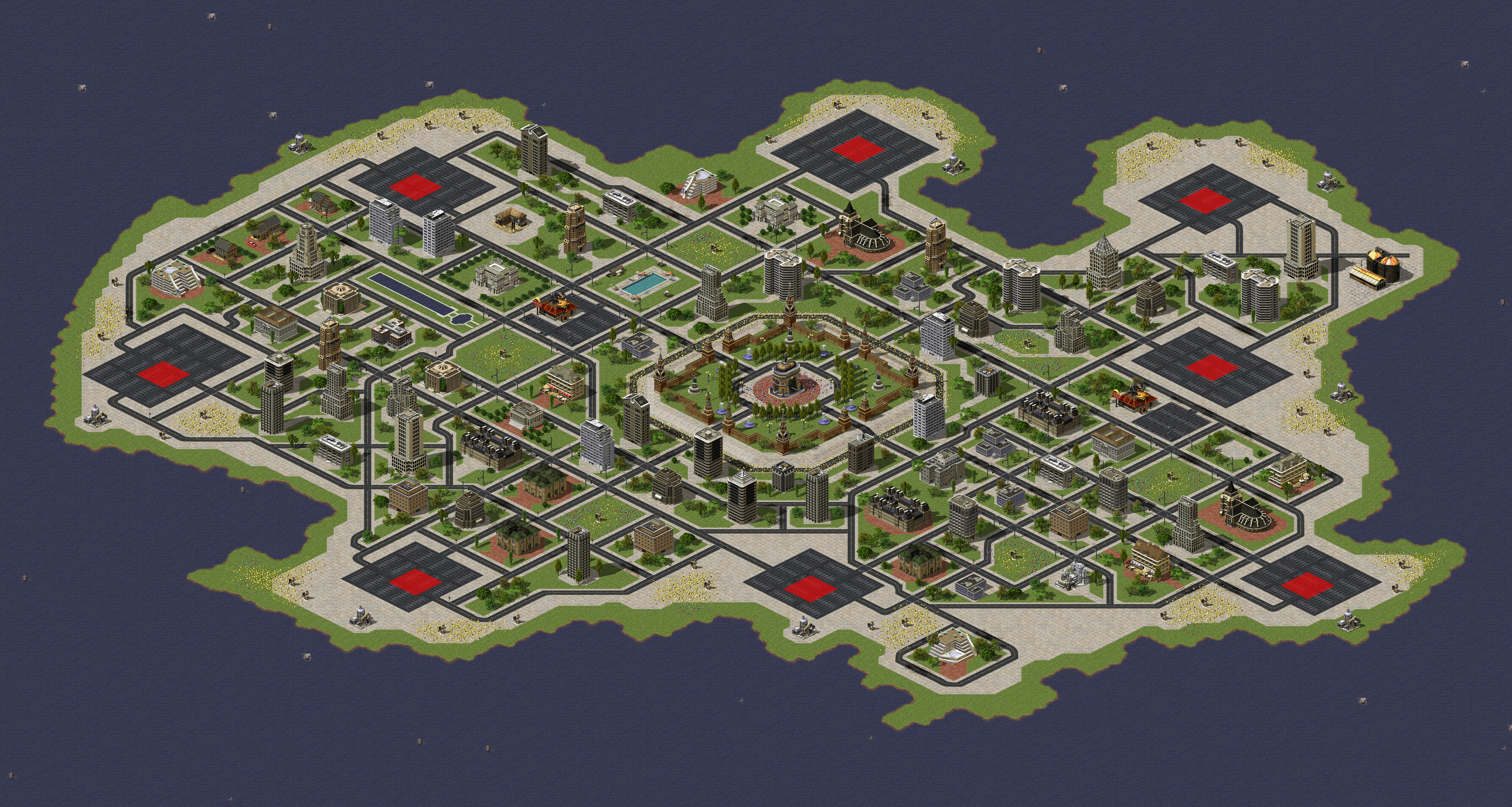 Rendered map: Powder Keg