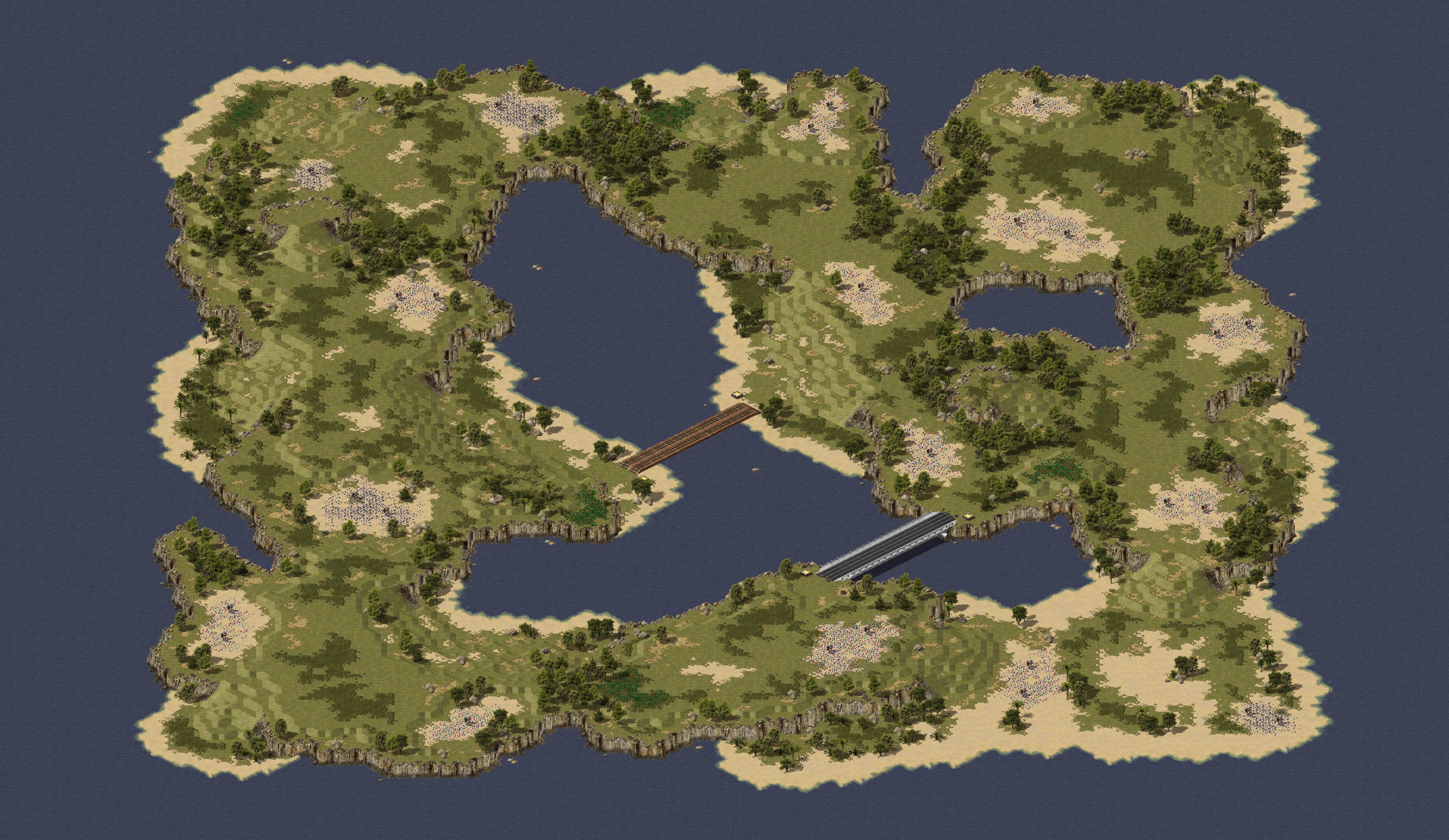 Rendered map: A Path Beyond II (Land Rush)