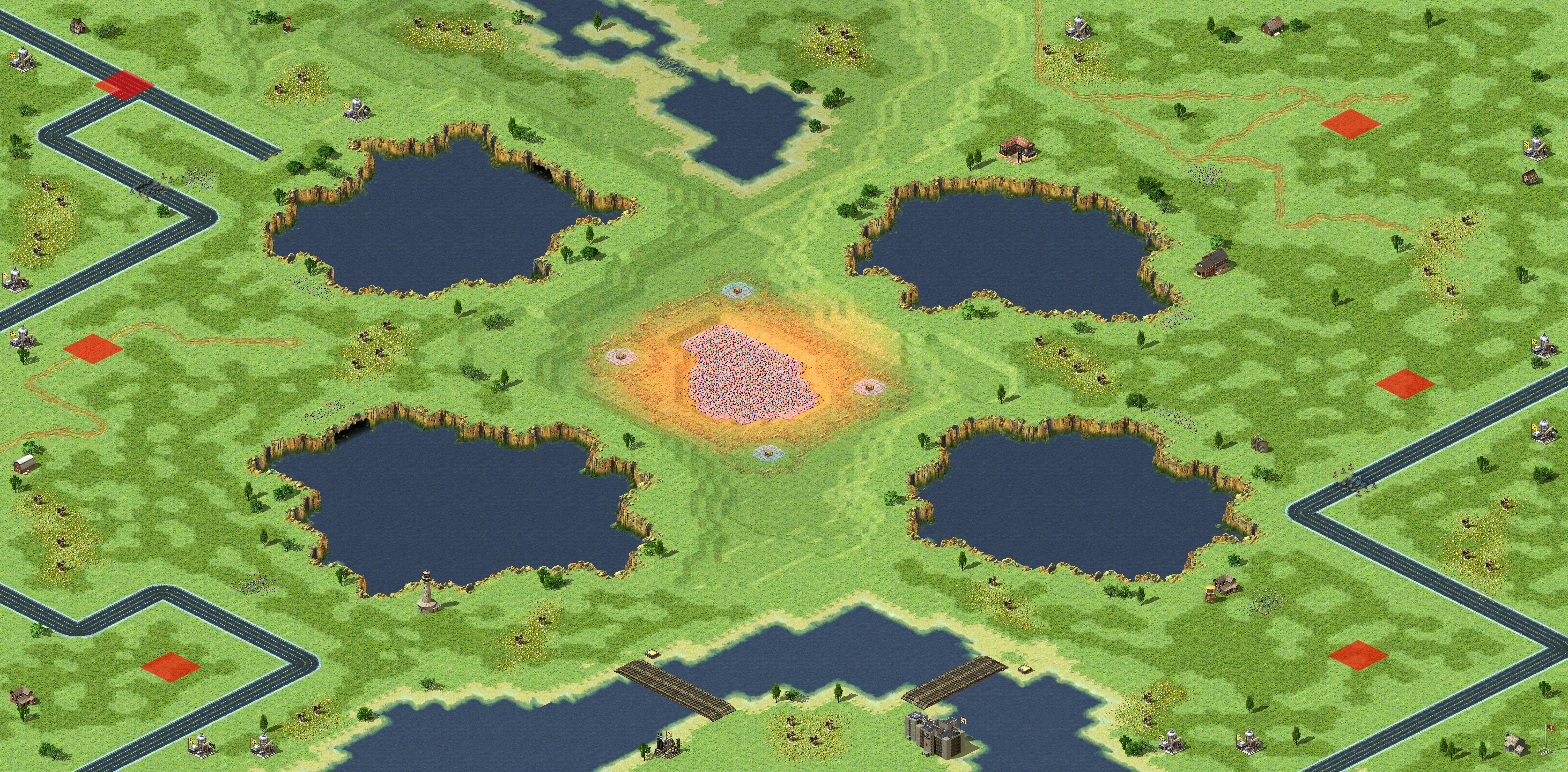 Rendered map: Volcano Lake (6)