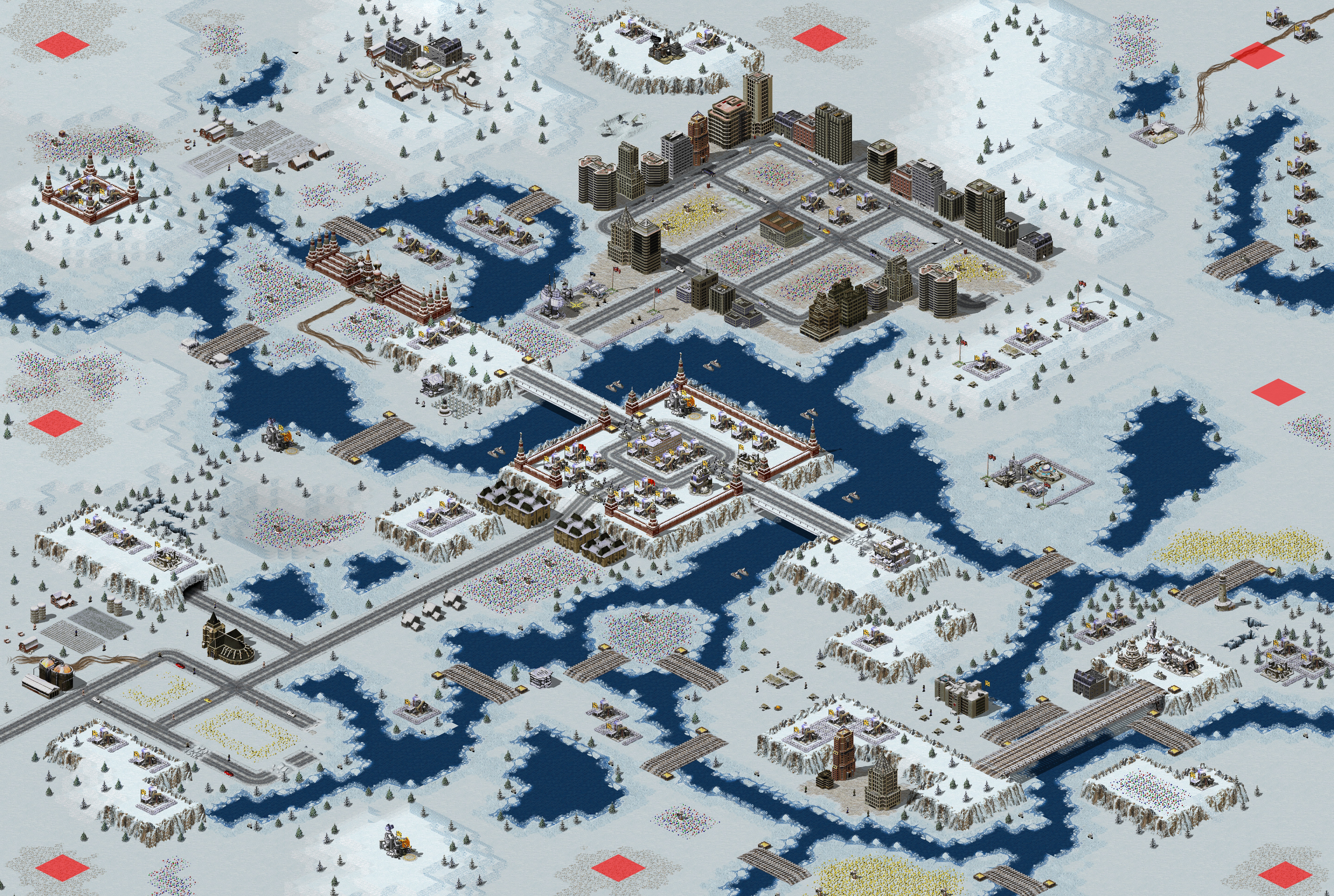 Rendered map: The Kremlin