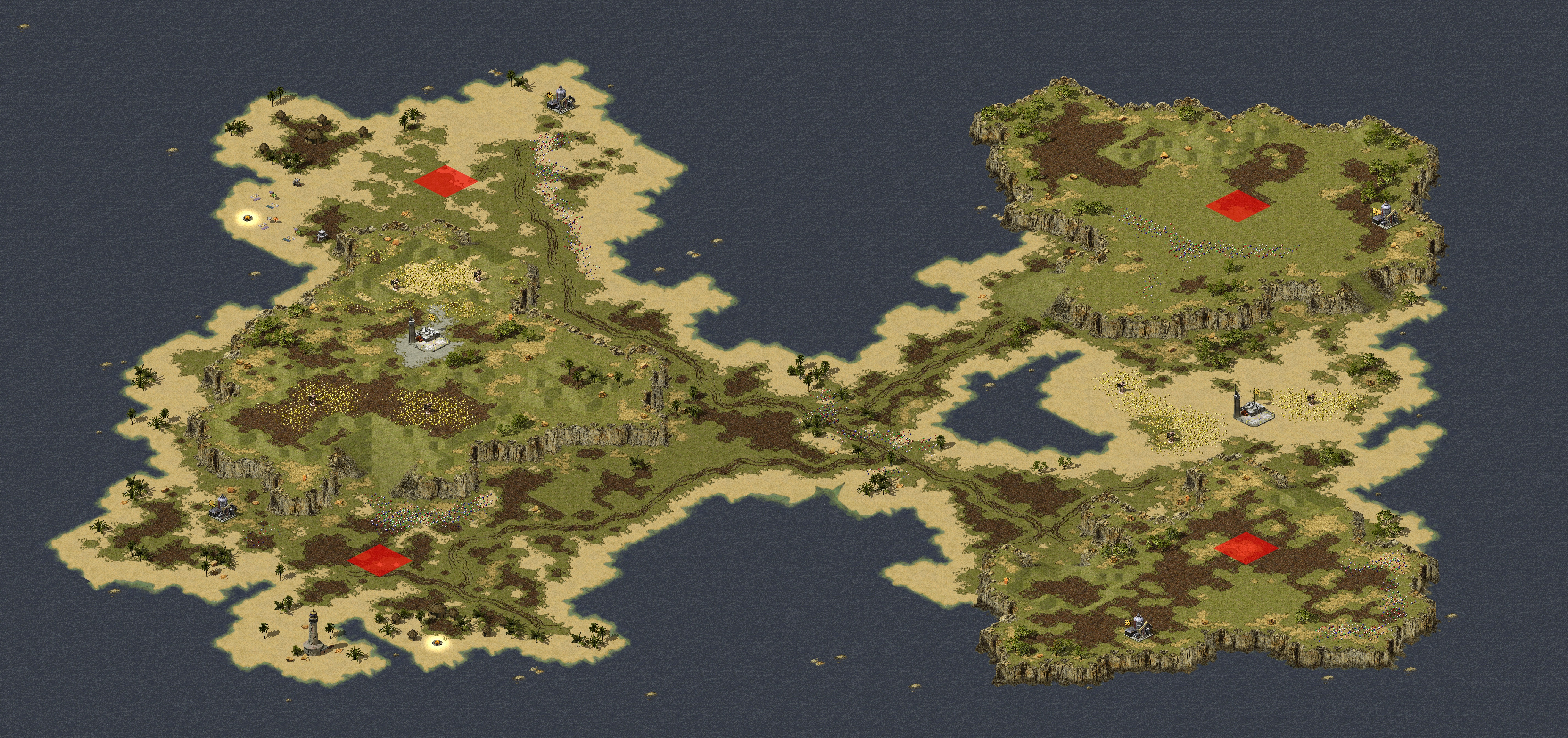 Rendered map: South Pacific