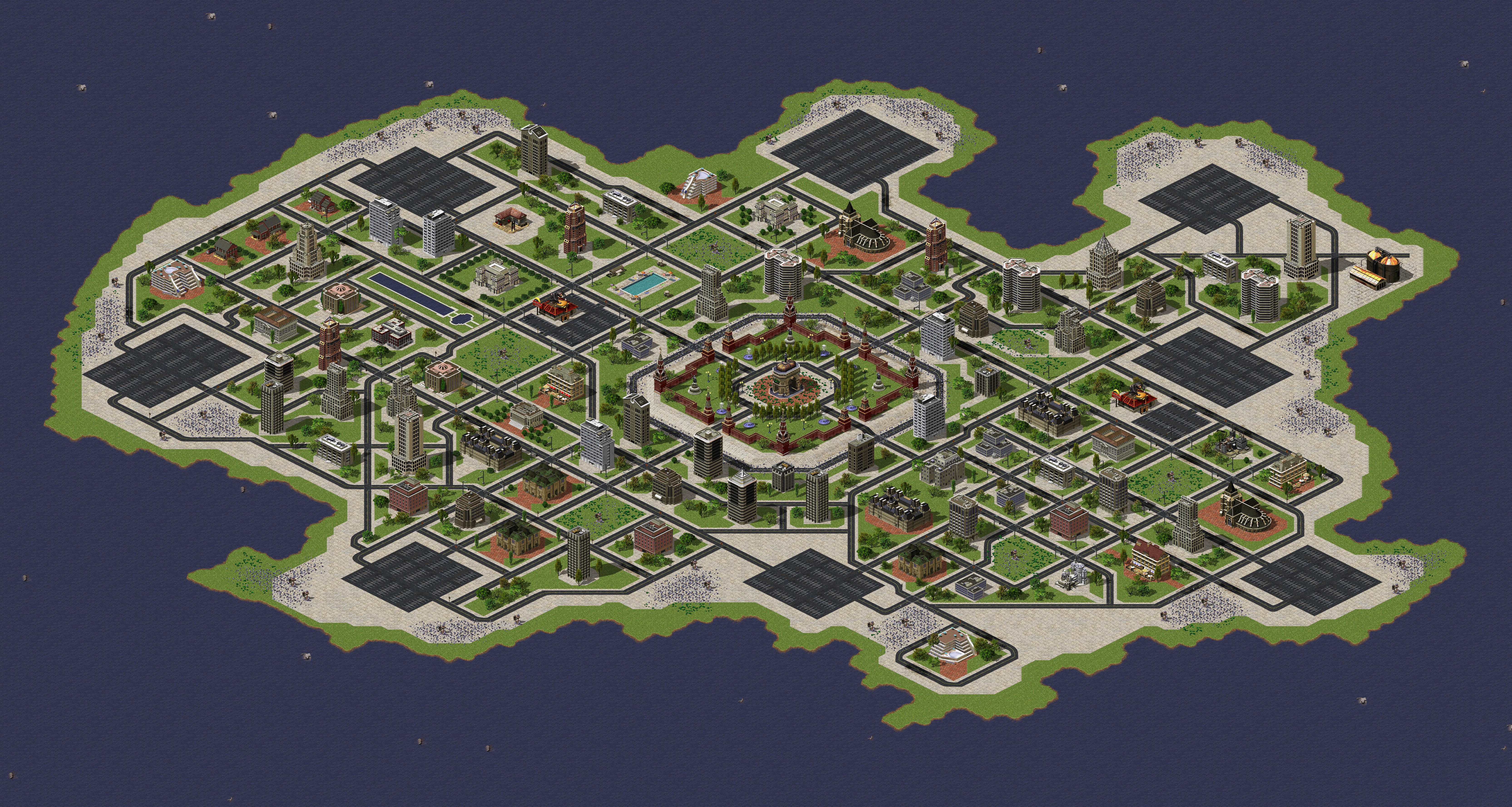 Rendered map: Powder Keg