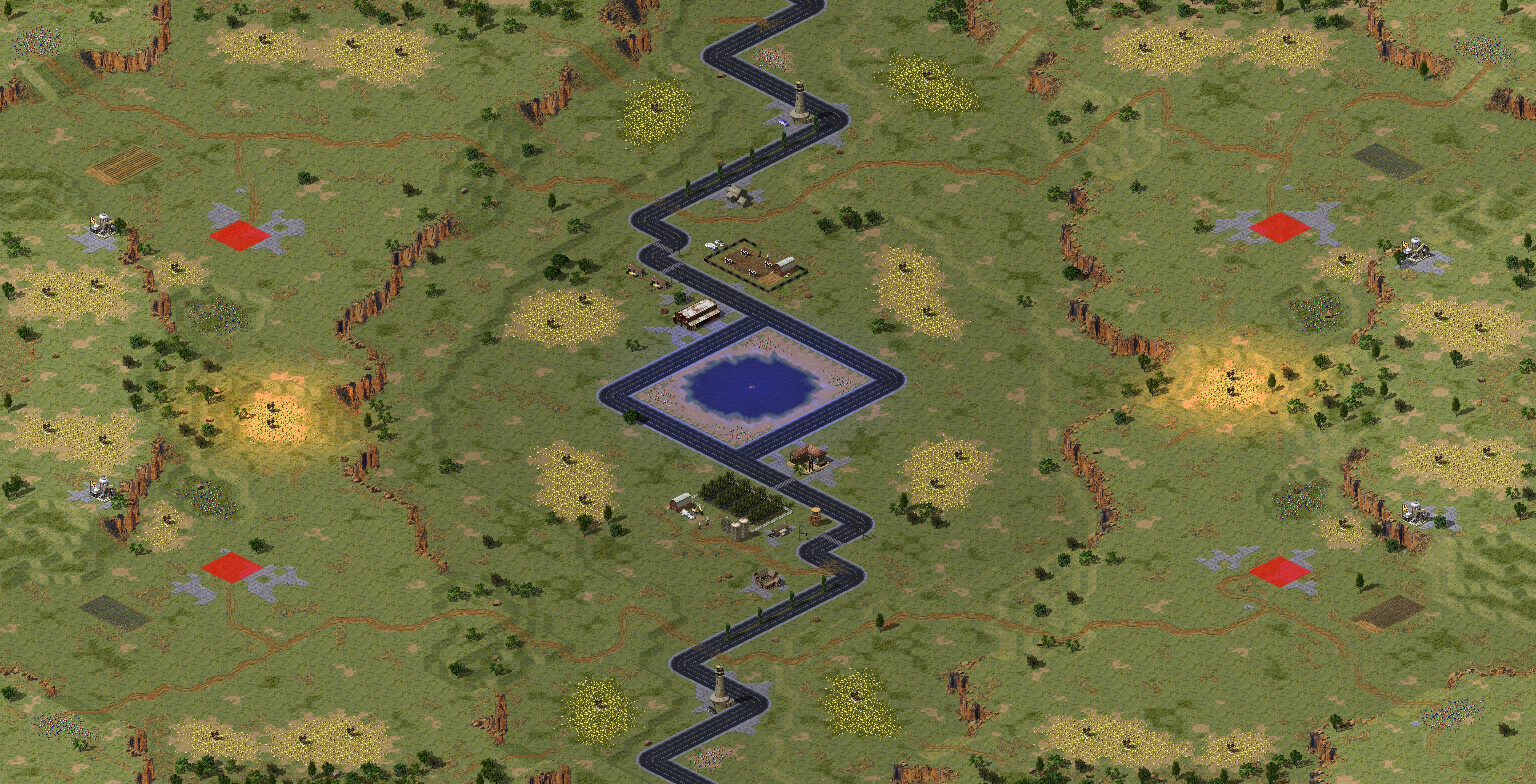 Rendered map: Nameless Road Tournament