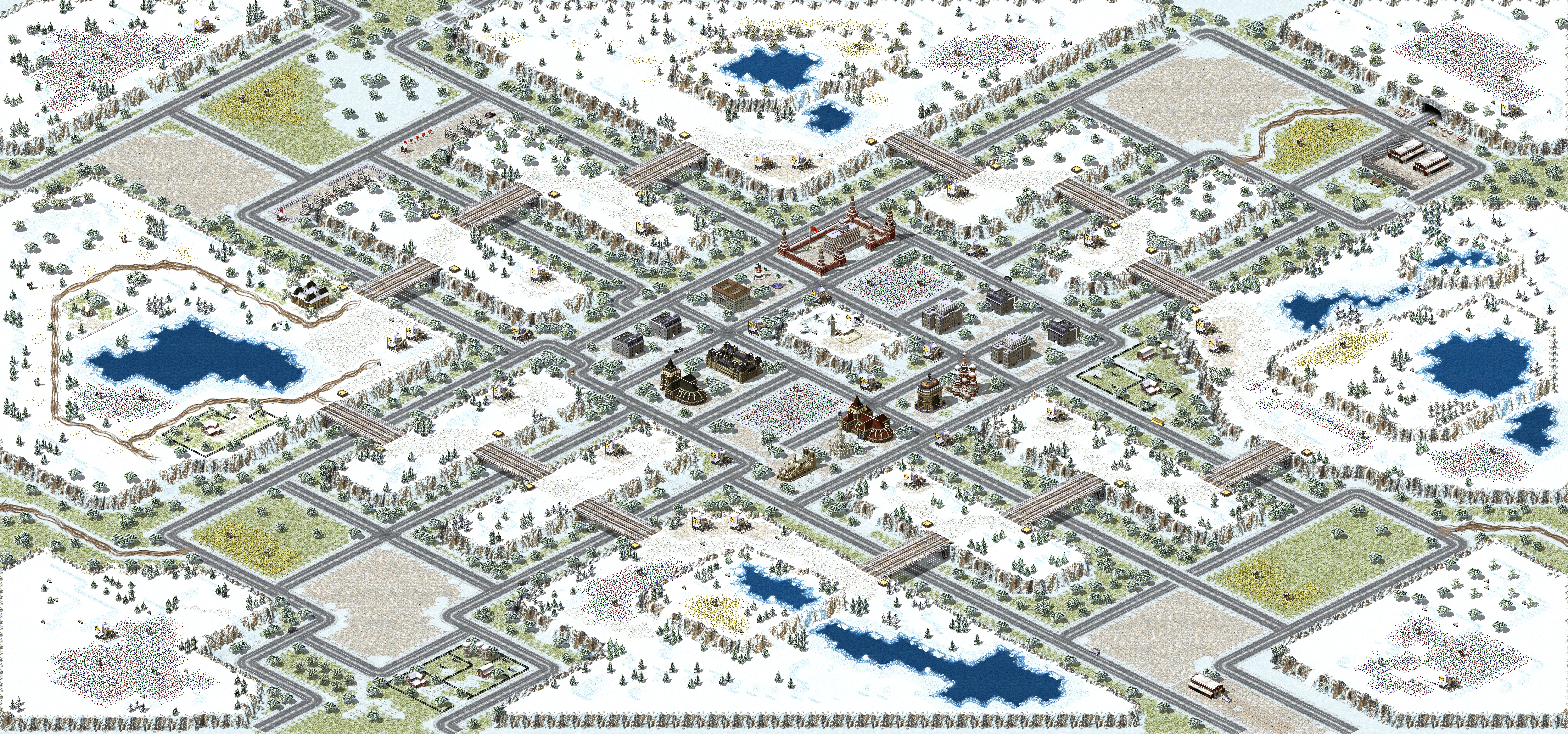 Rendered map: Winter Wonderland