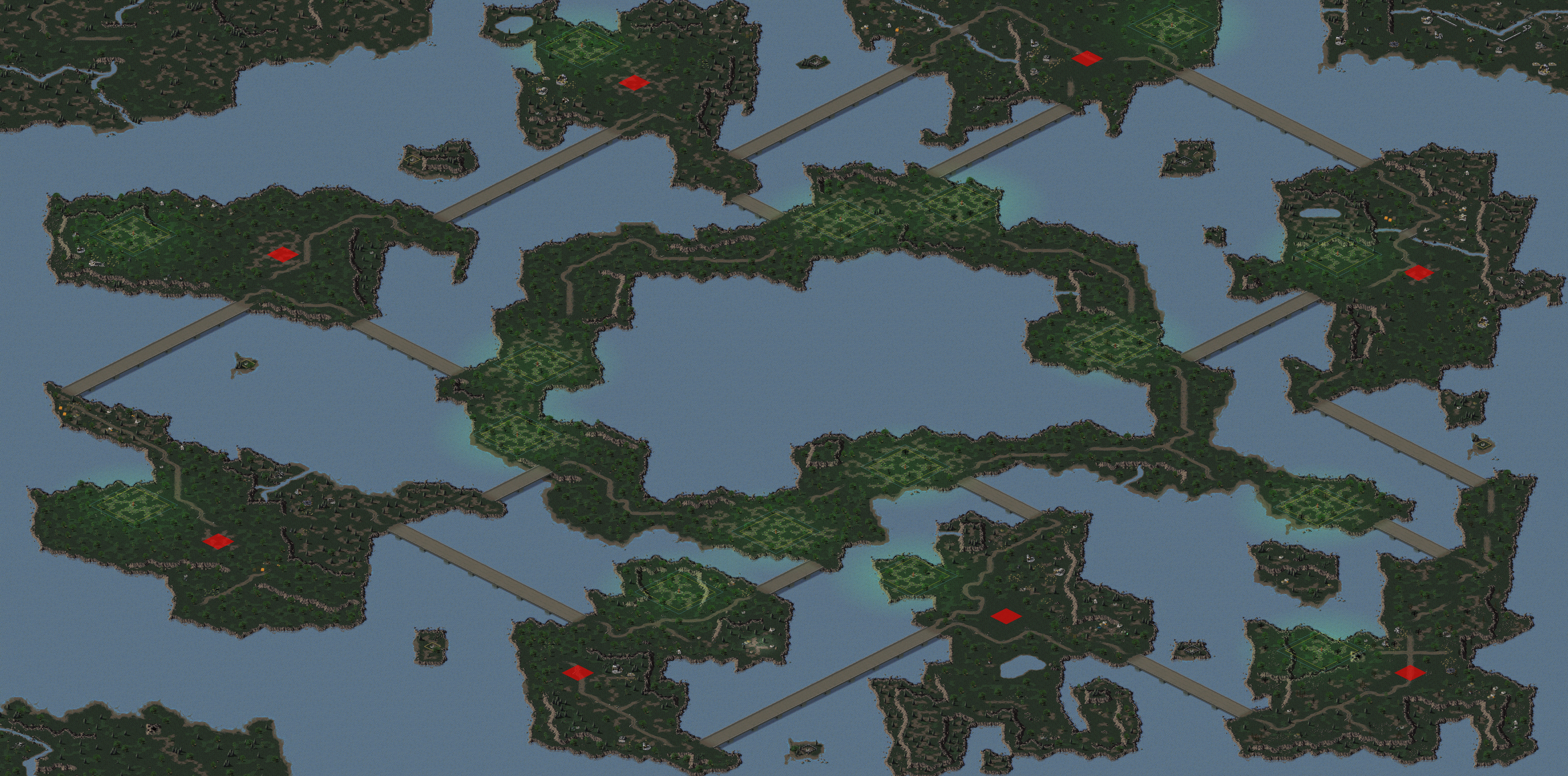 Rendered map: Shifted War Areas