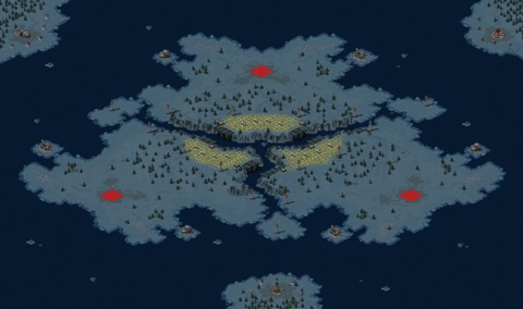 Rendered preview of Frigid Triangle Blackout