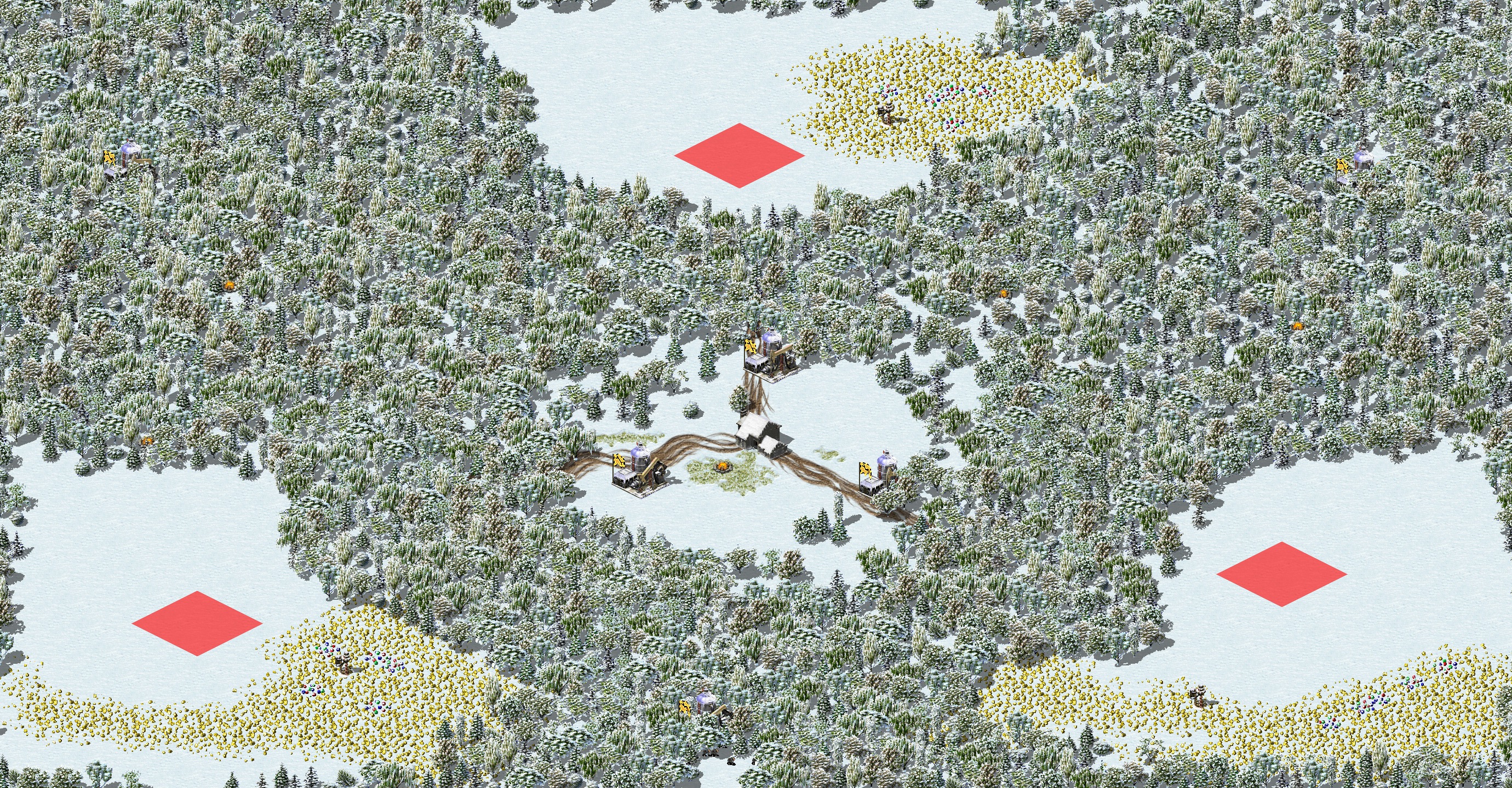 Rendered map: Forest Dense Battle