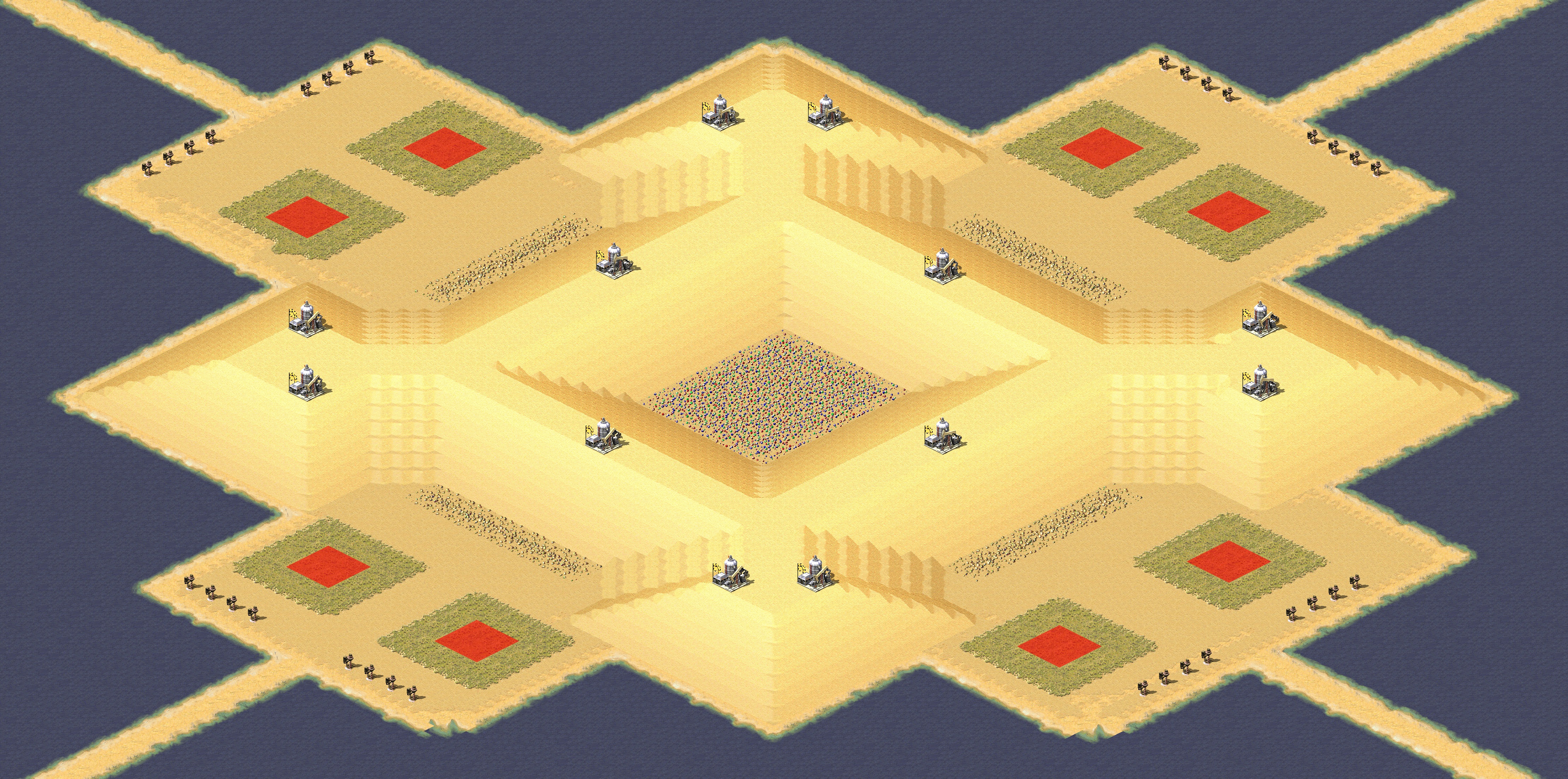 Rendered map: Ore Patch 2v2v2v2