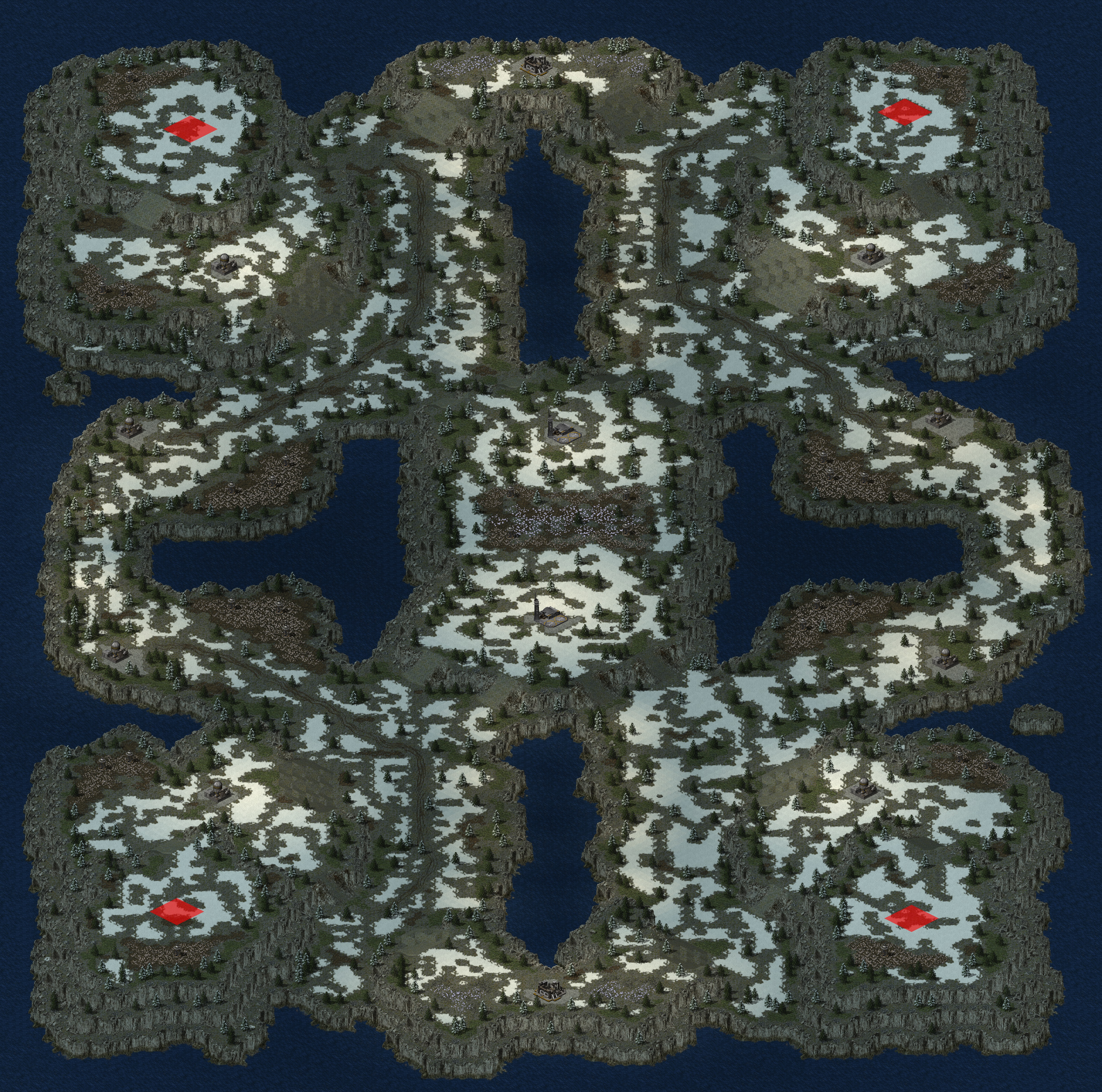 Rendered map: Frost