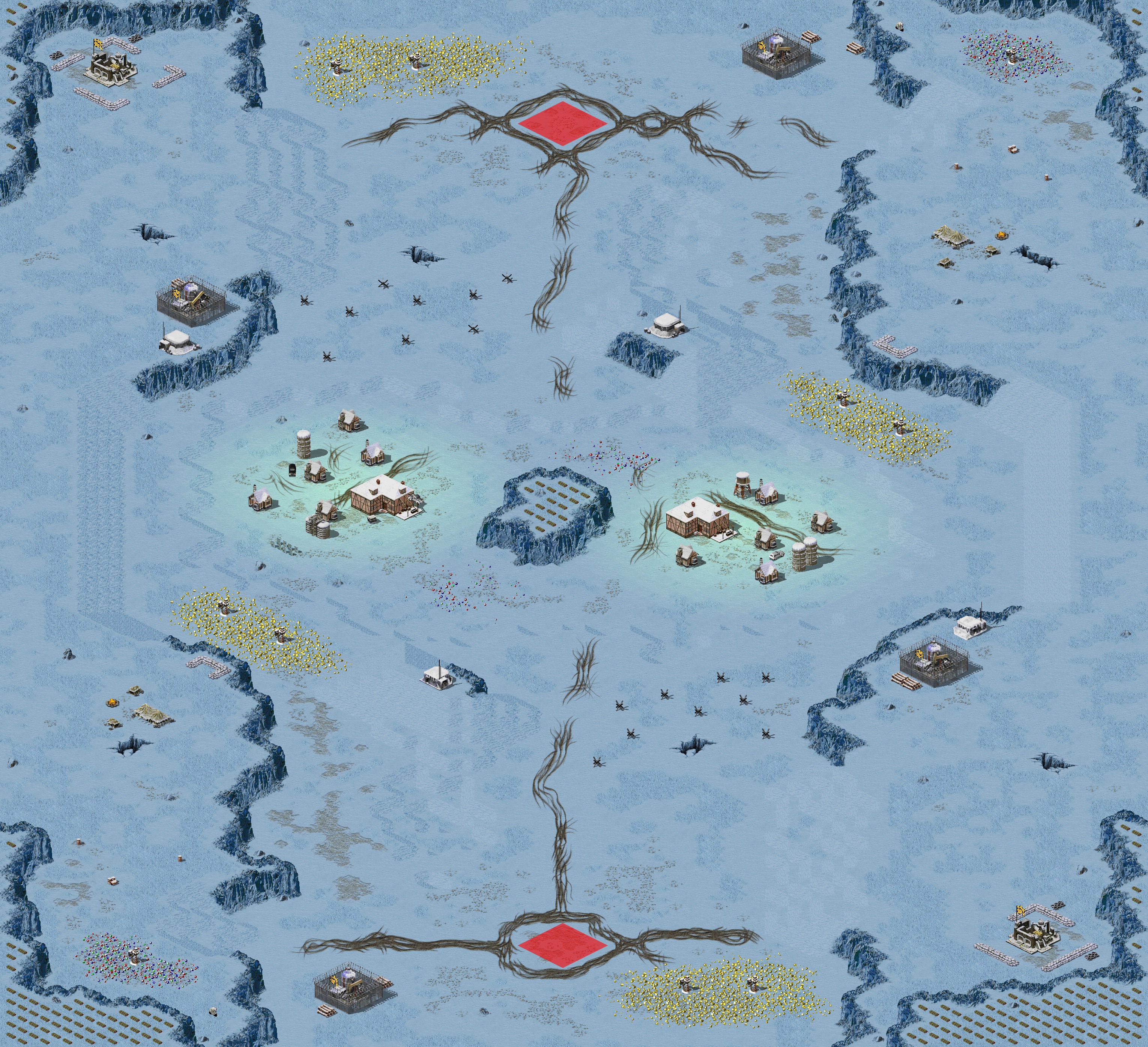 Rendered map: 冰河大峡谷