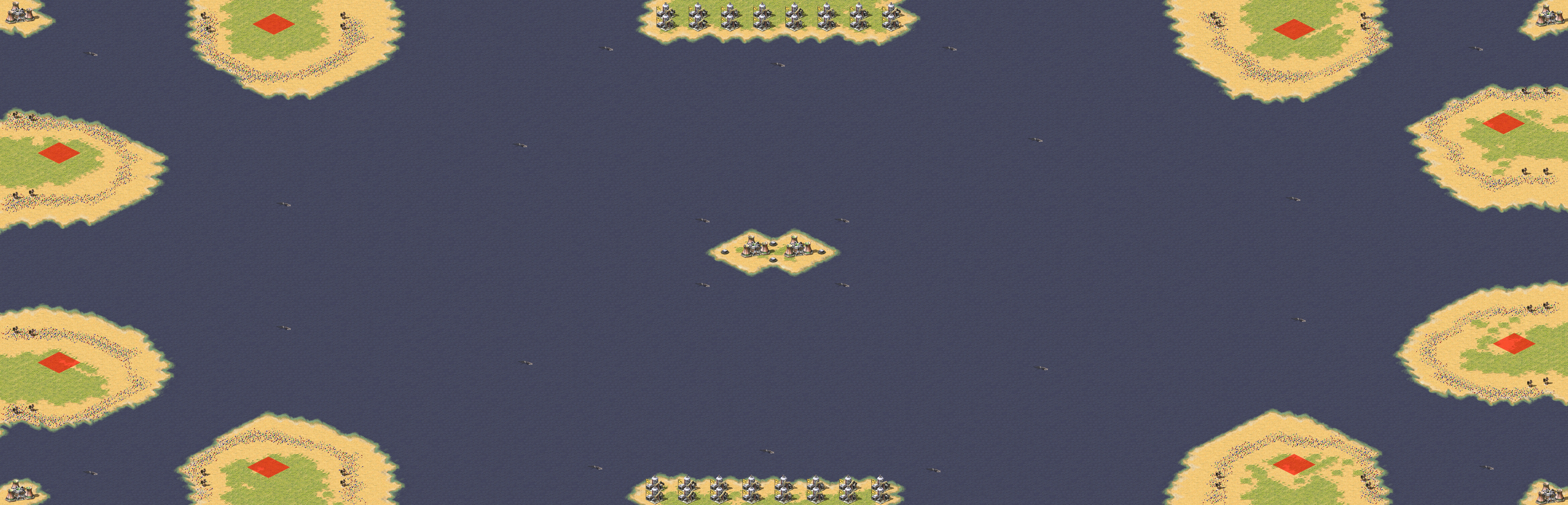 Rendered map: Four-Way Oil Field