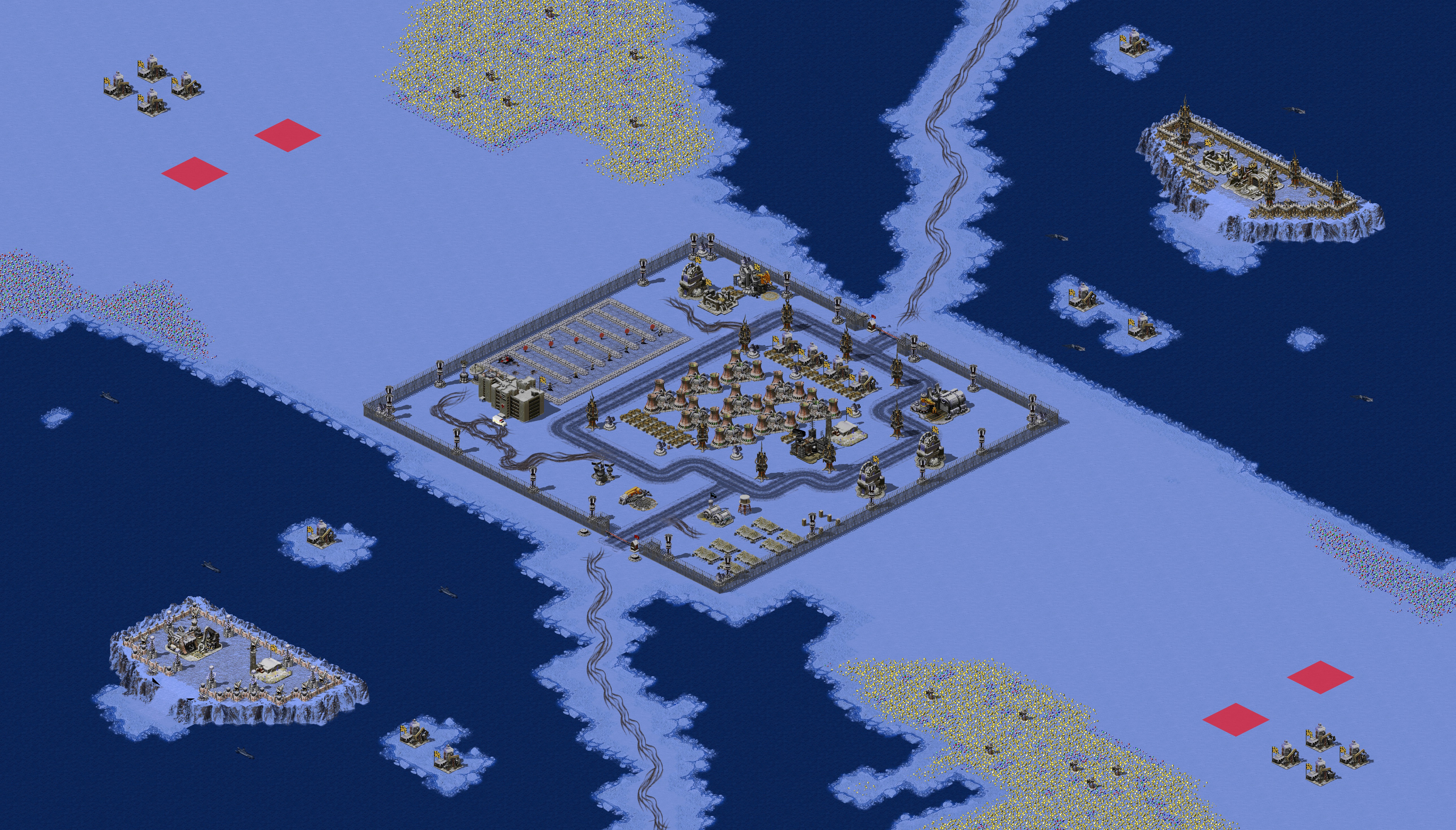 Rendered map: Devastation