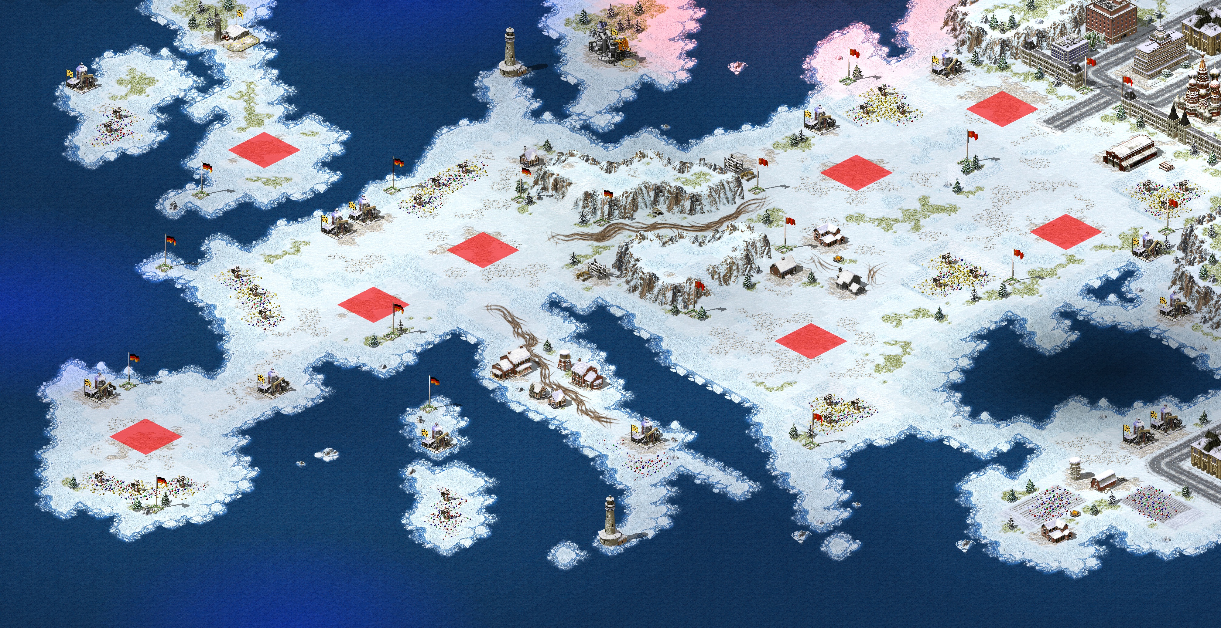 Rendered map: 4v4 Soviet German War
