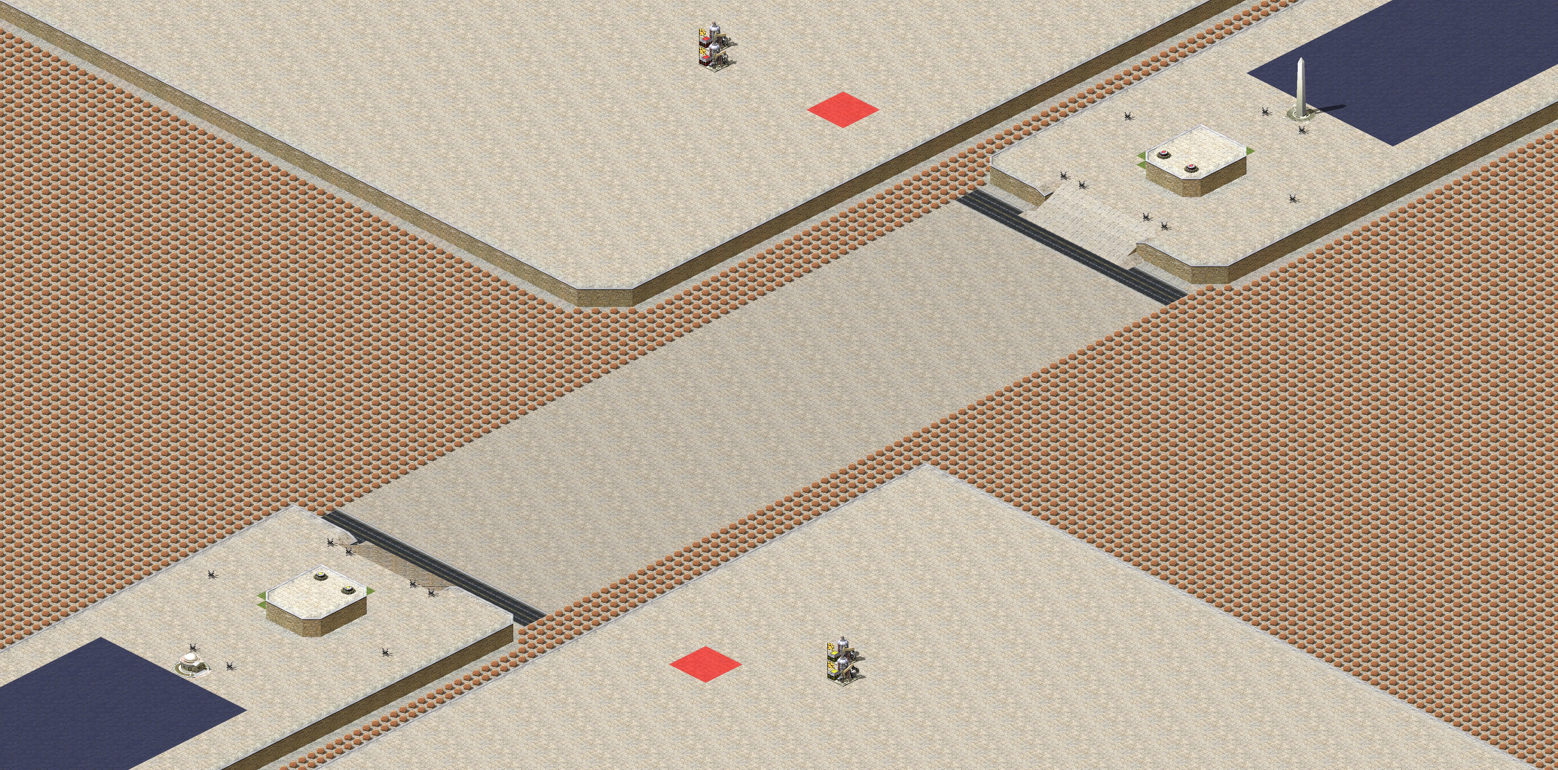 Rendered map: Cricket Electronic Test 1