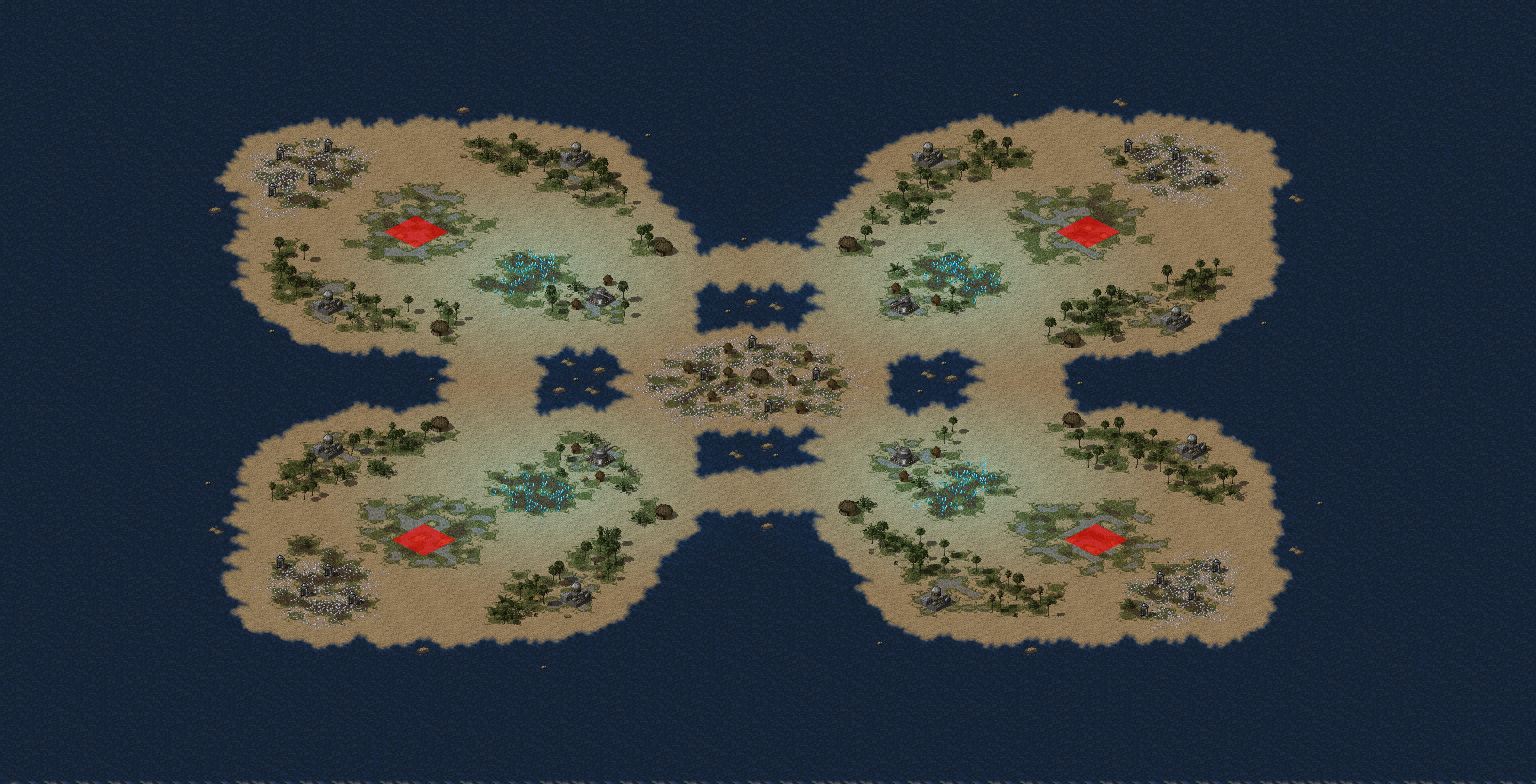 Rendered map: Tournament Island