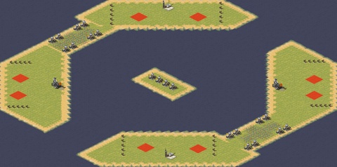 Rendered preview of Sharp Edge Naval Battle 4v4