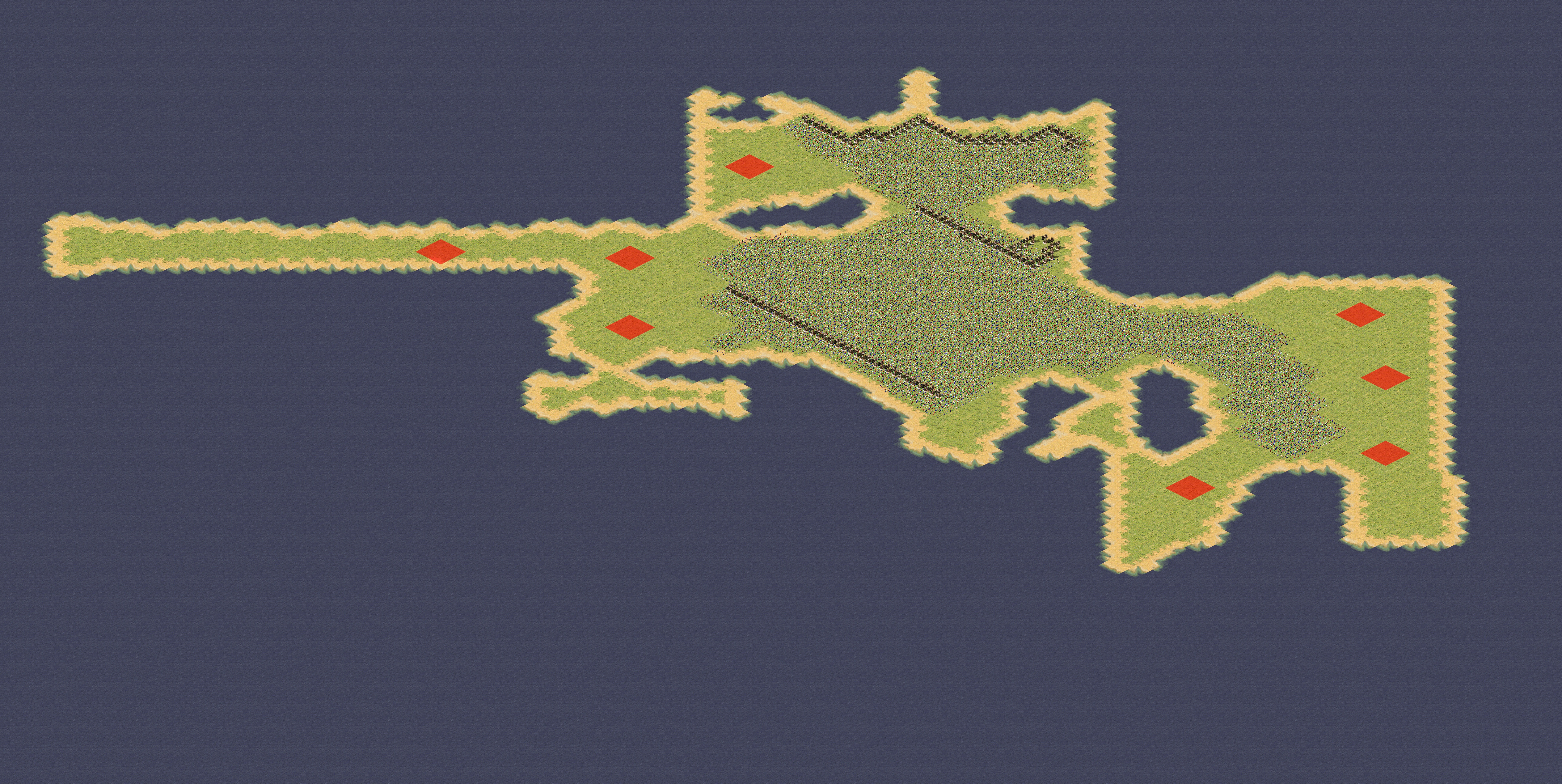 Rendered map: Deep Sea Sniper Island Tight 4v4