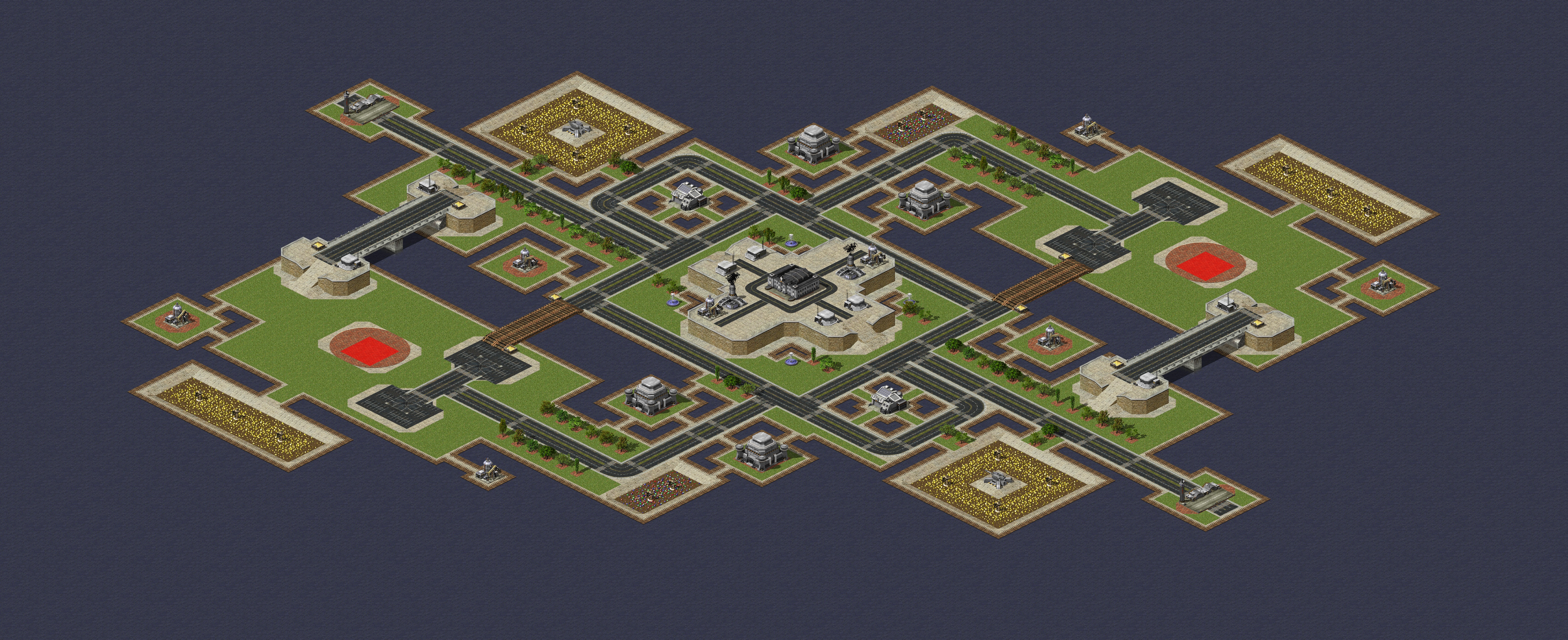 Rendered map: Hostility