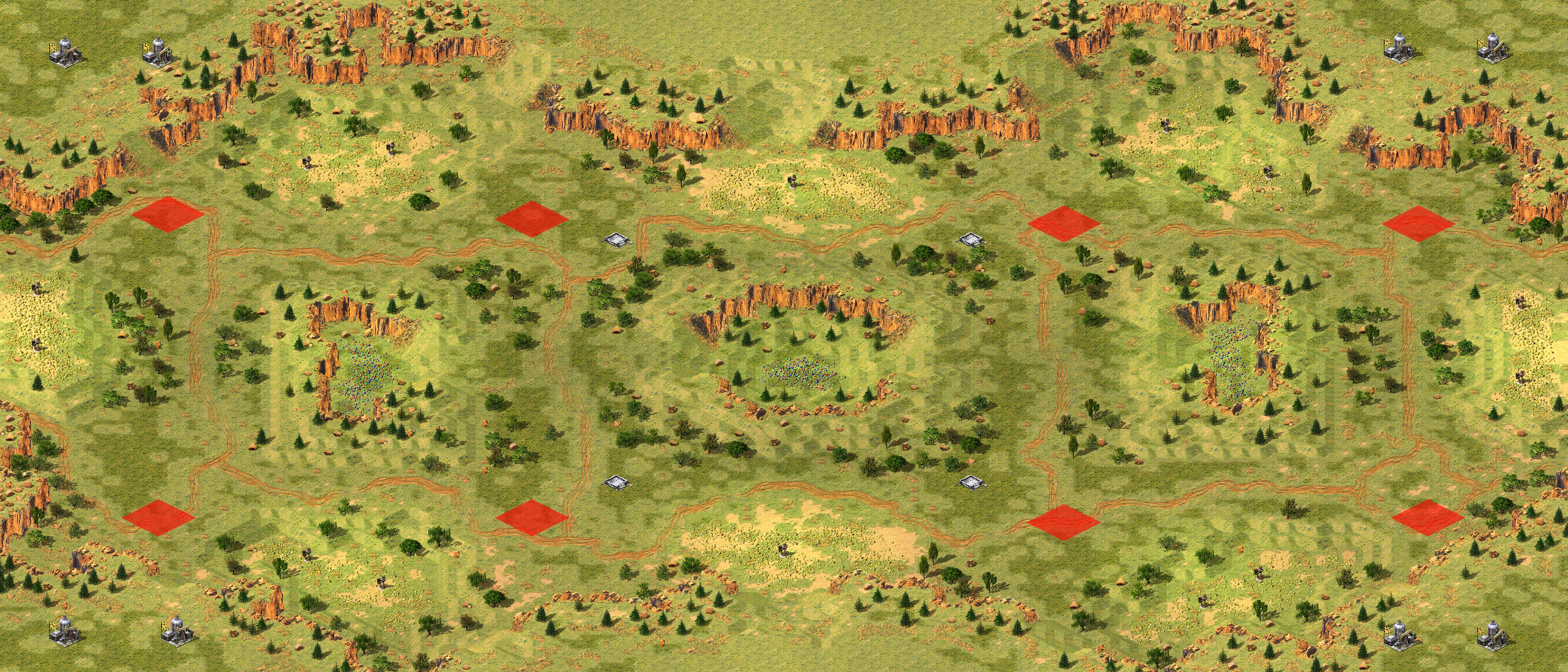 Rendered map: Melee - Spring Shadow (4)