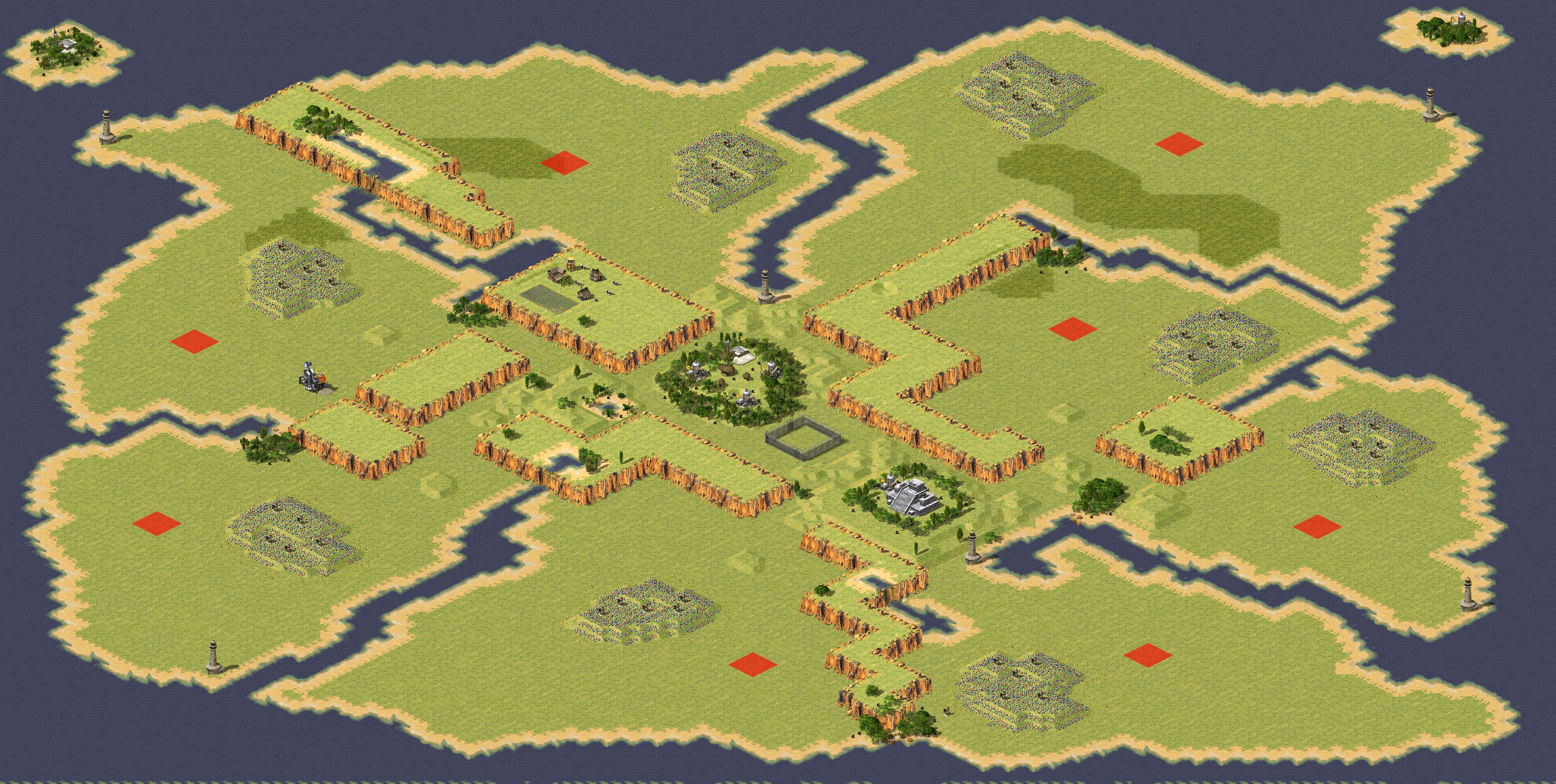 Rendered map: Monkey Island
