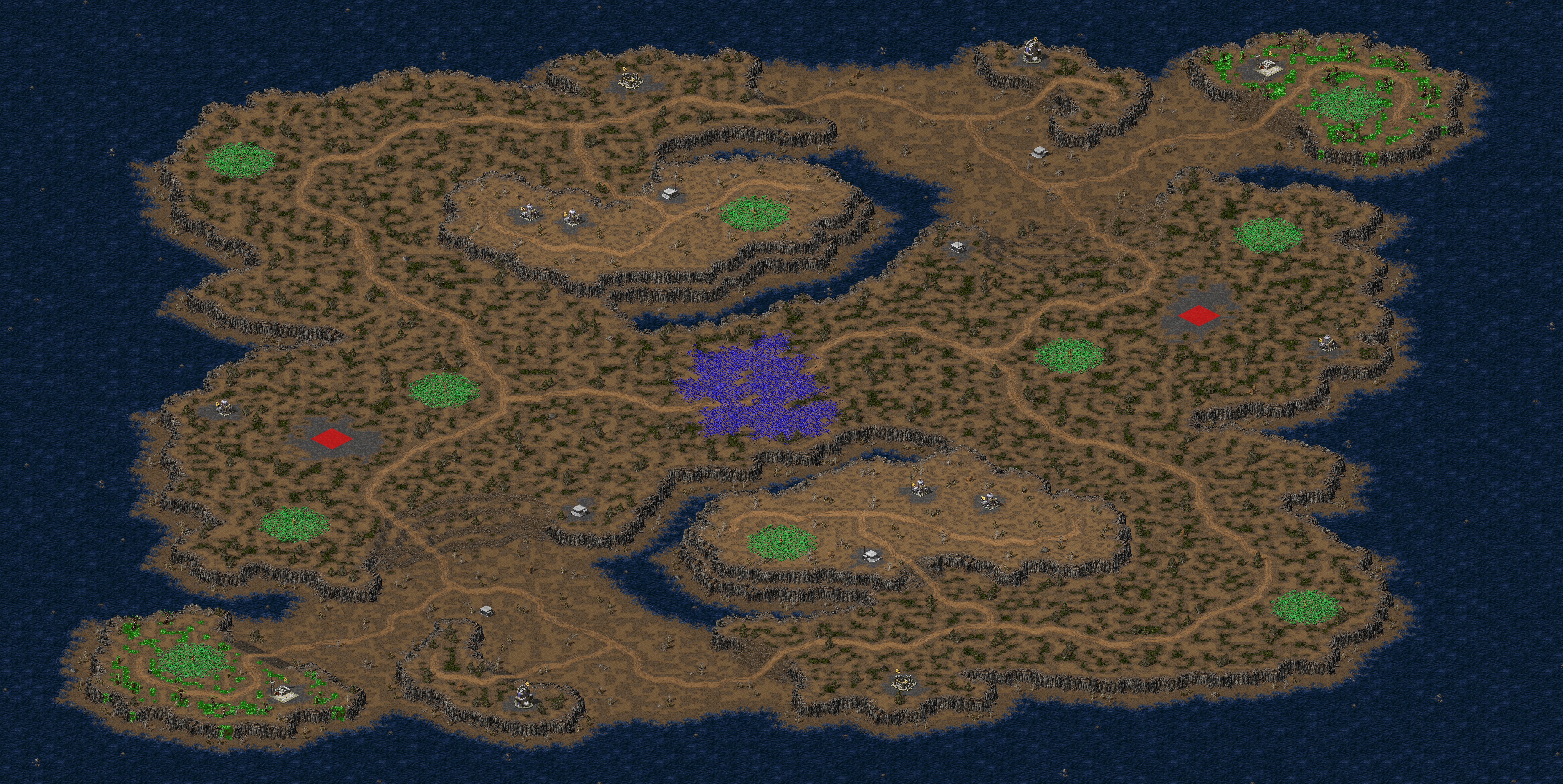 Rendered map: (2) Wild Shootout