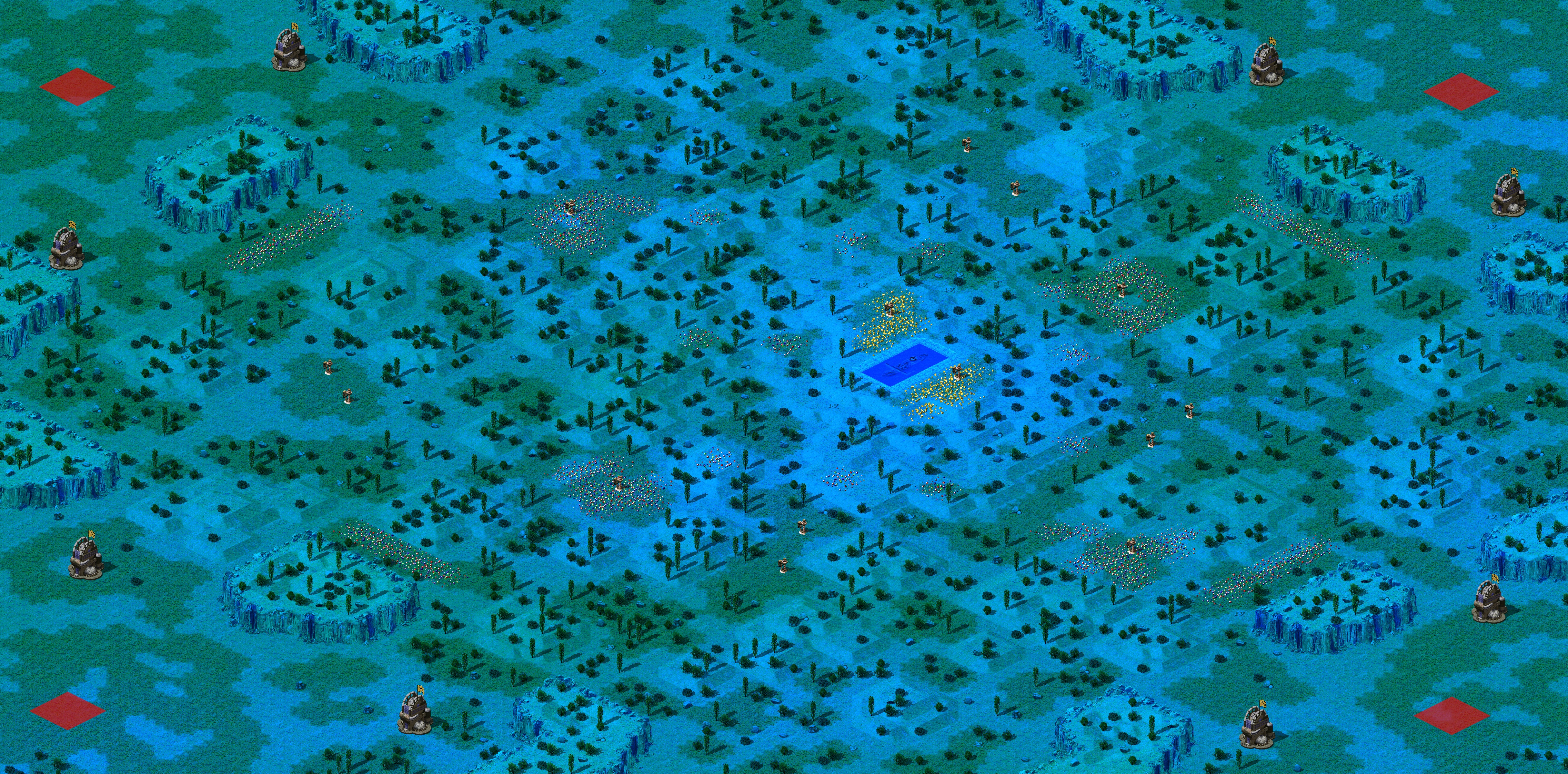 Rendered map: Under Water
