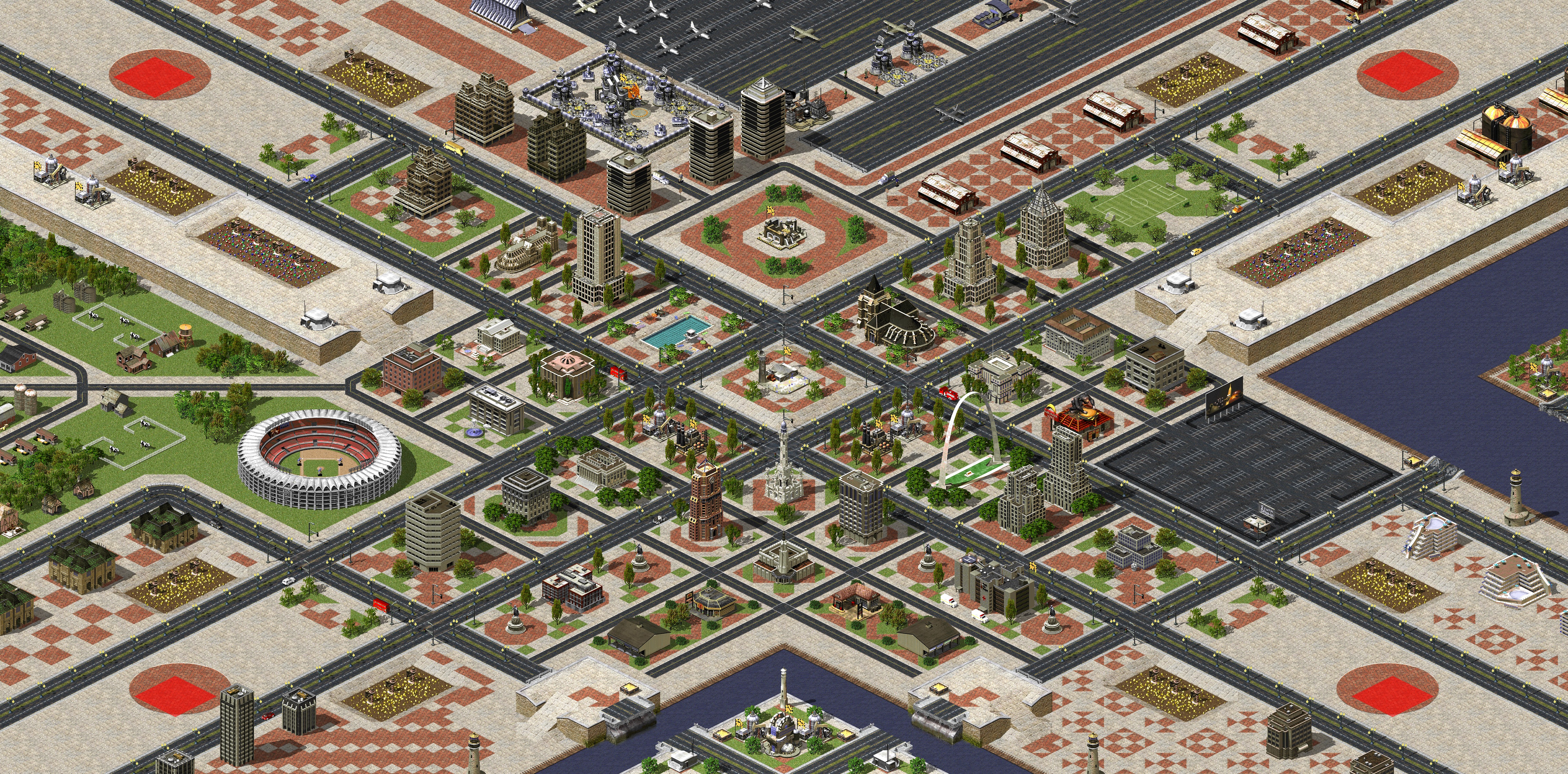 Rendered map: Unidentifiedairport