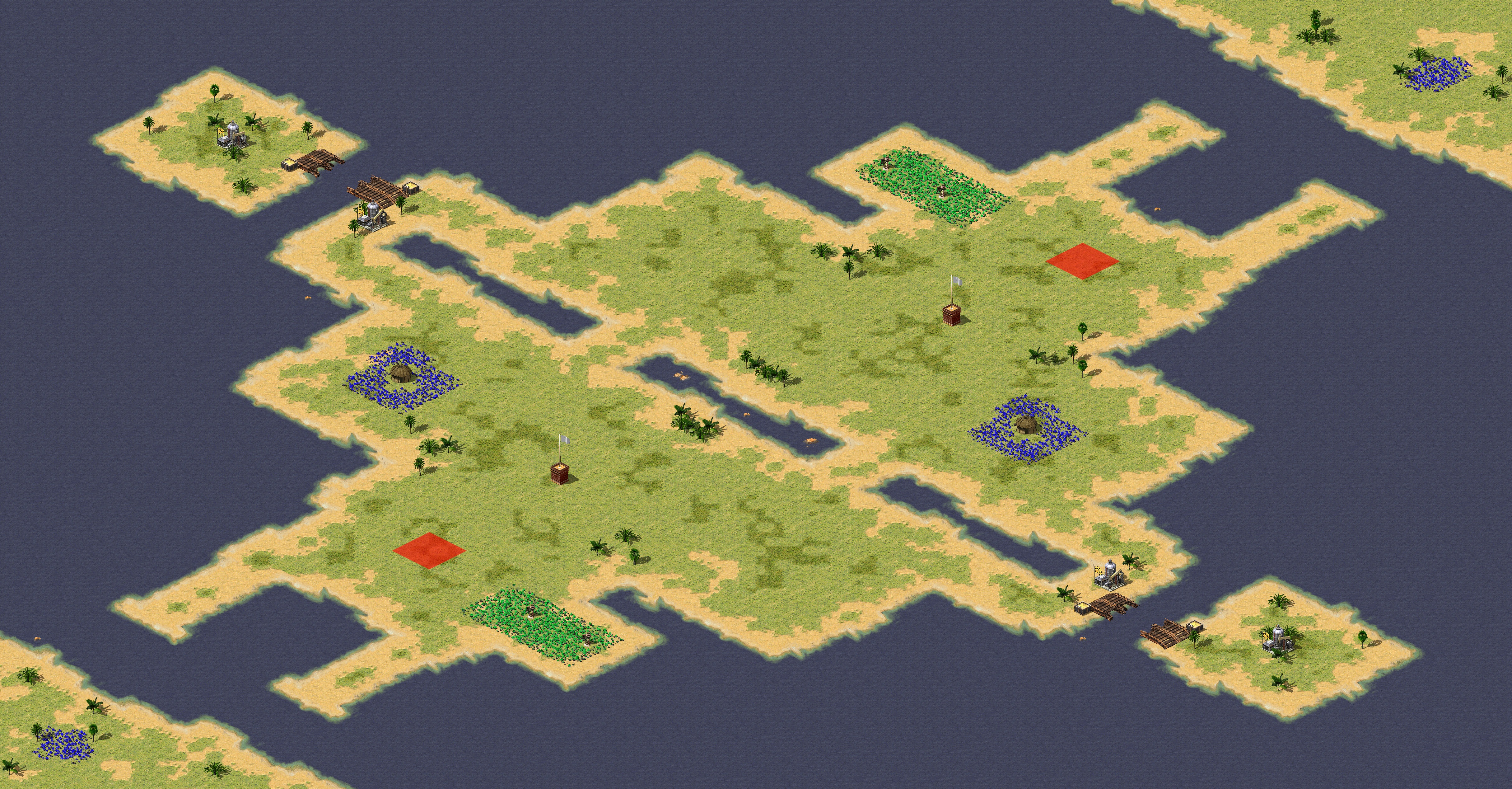 Rendered map: (2) Official Tournament Map B