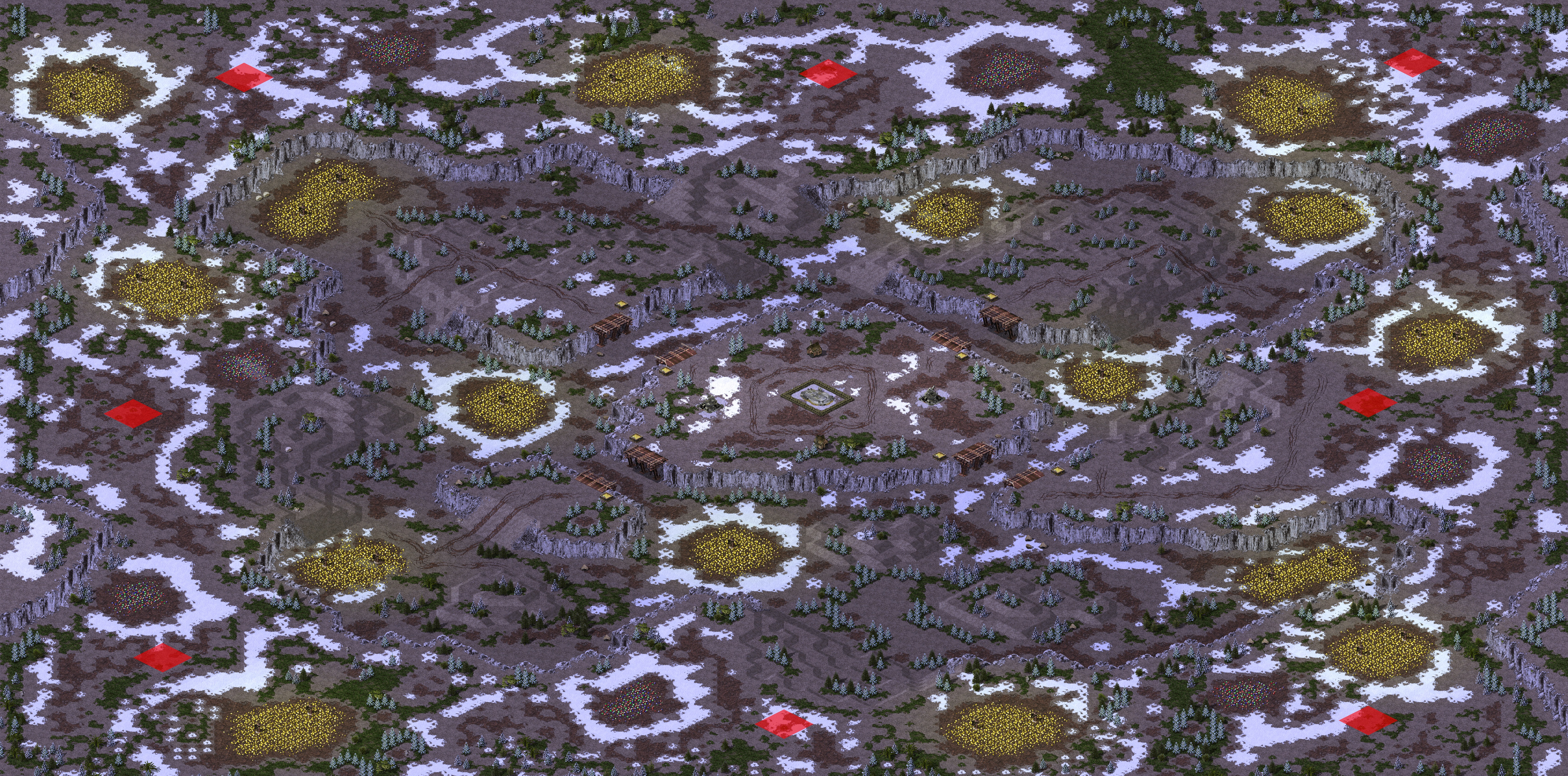 Rendered map: Heck Melts