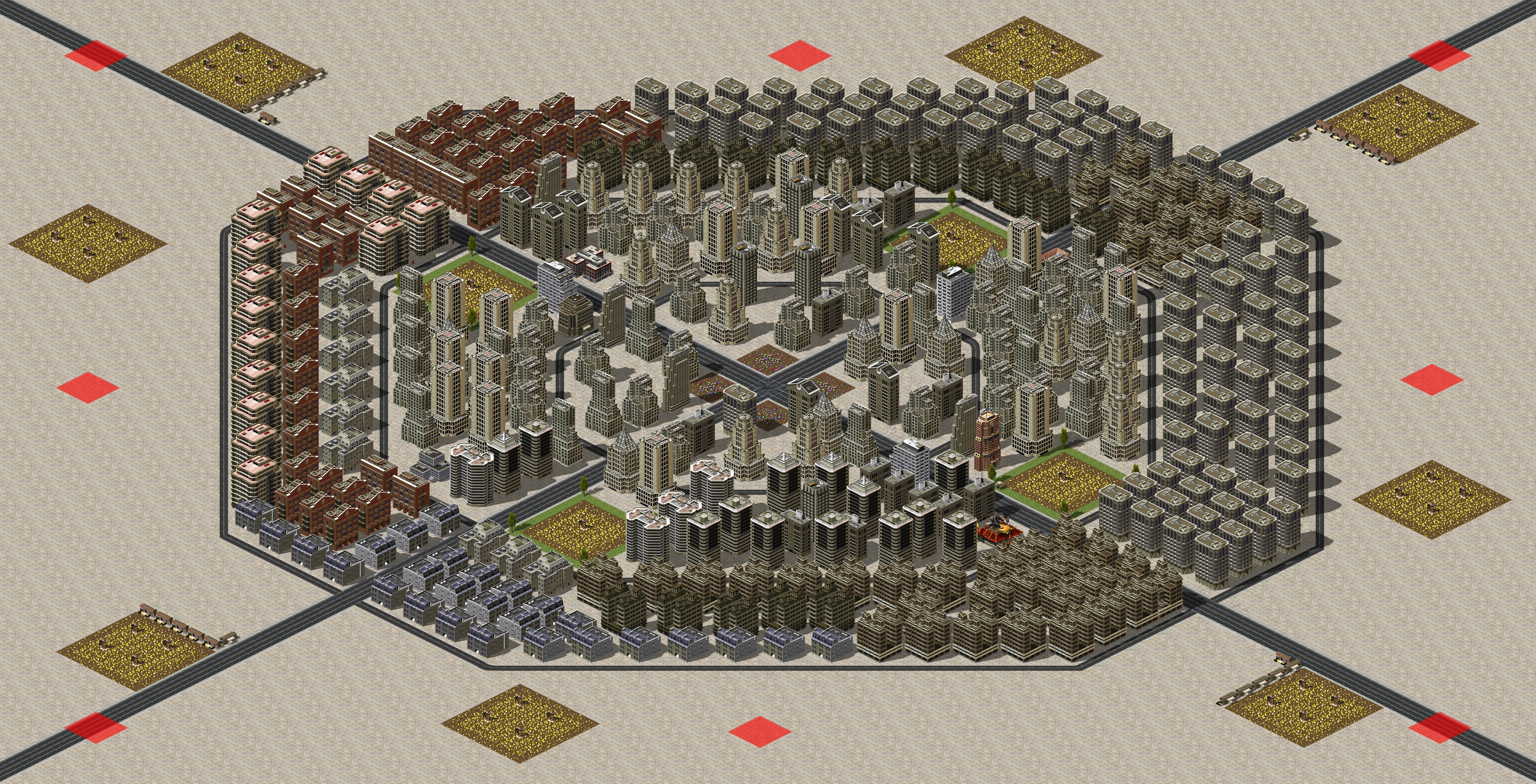 Rendered map: Metropolis
