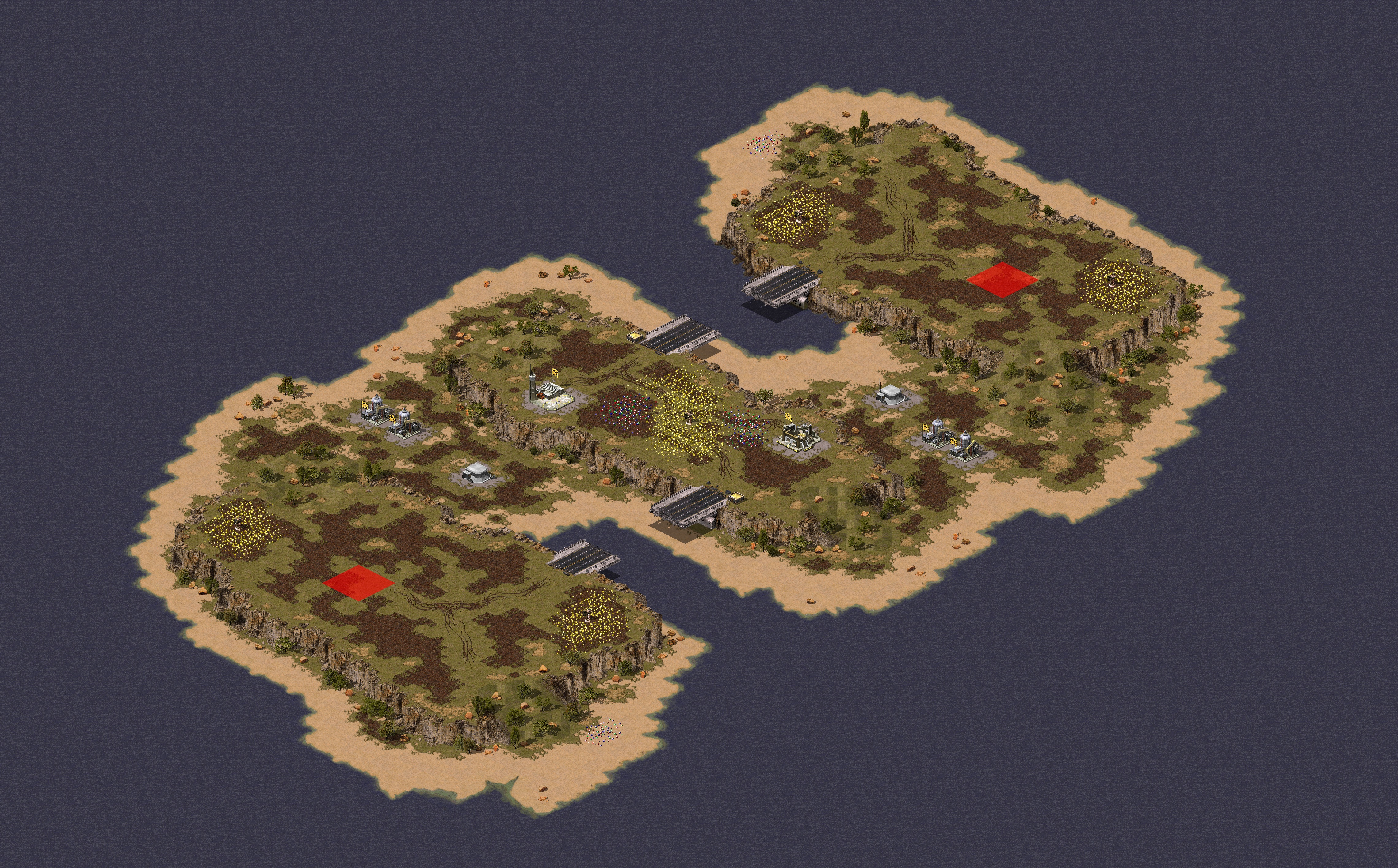 Rendered map: Twin Peaks