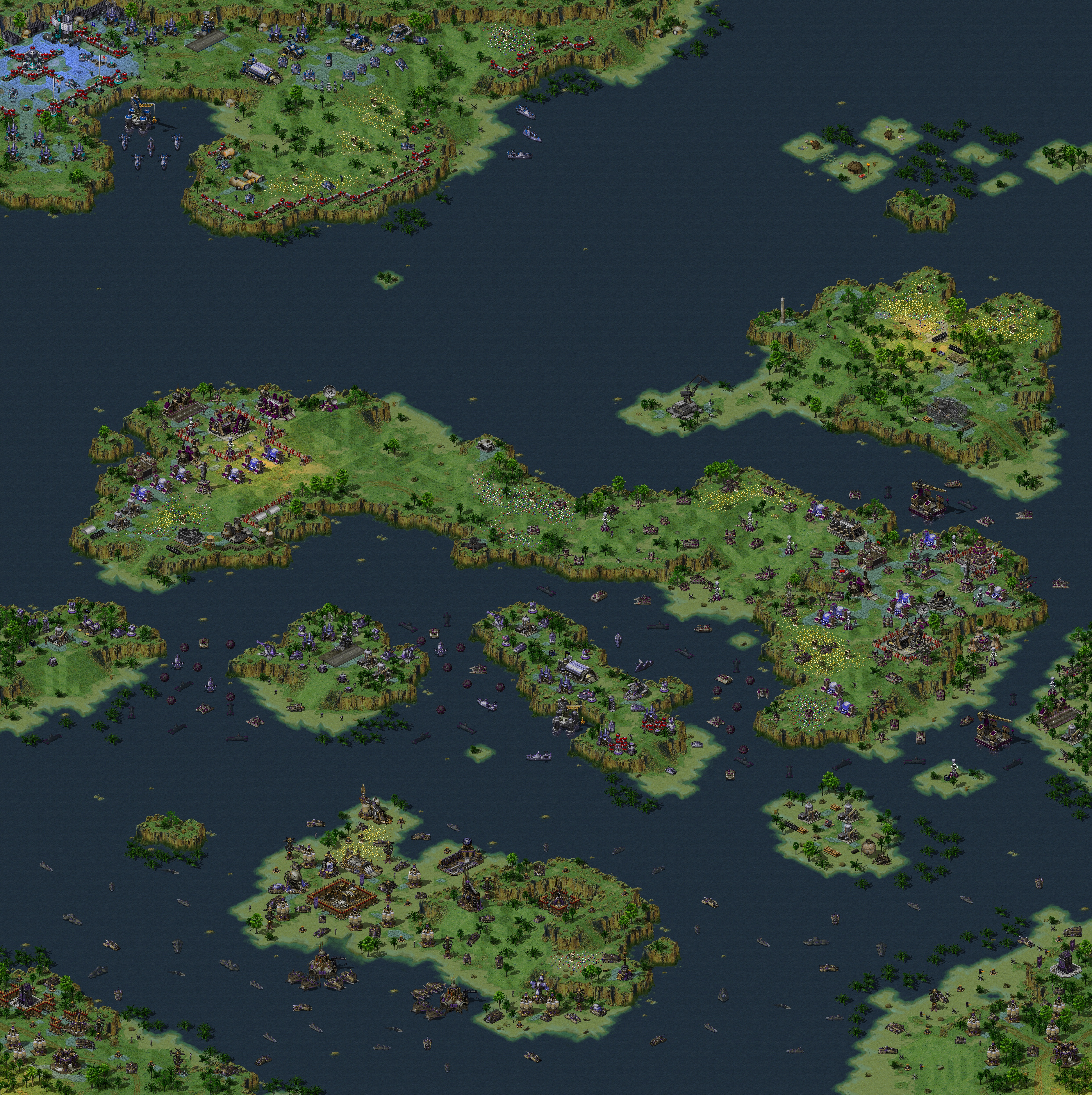 Rendered map: Allied Mission 19: Stormbringer