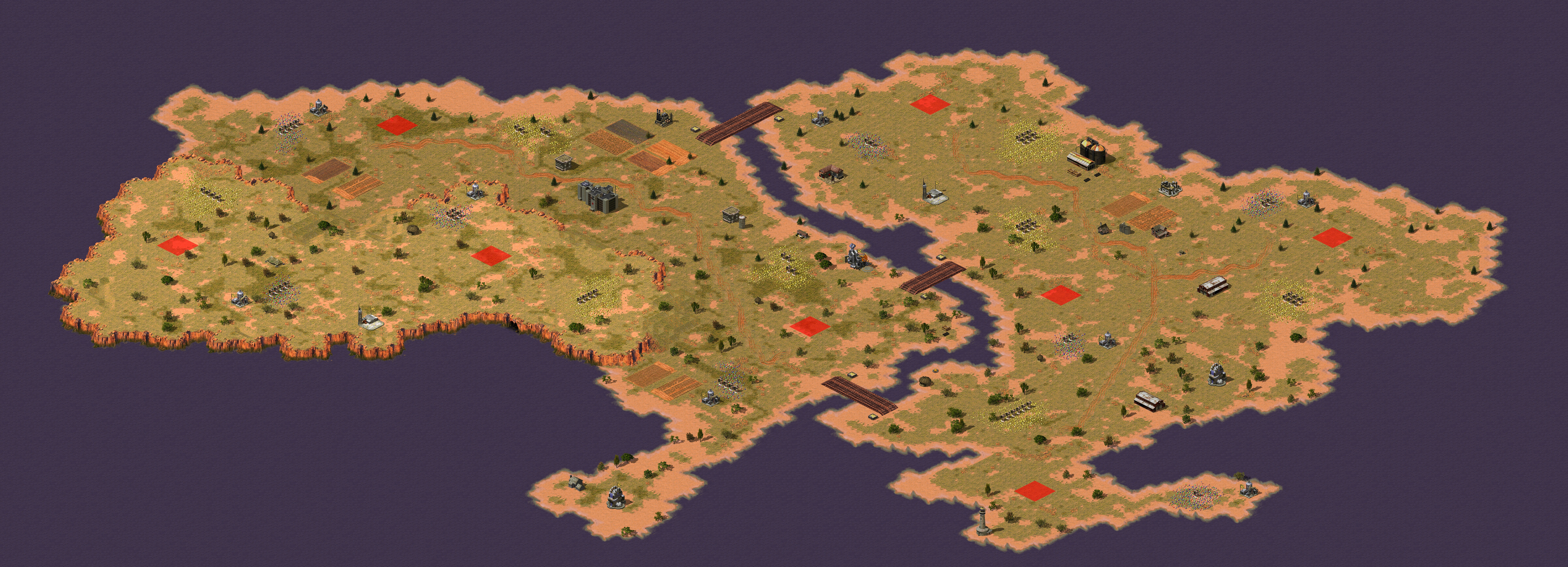 Rendered map: Ukraine Patch of Land