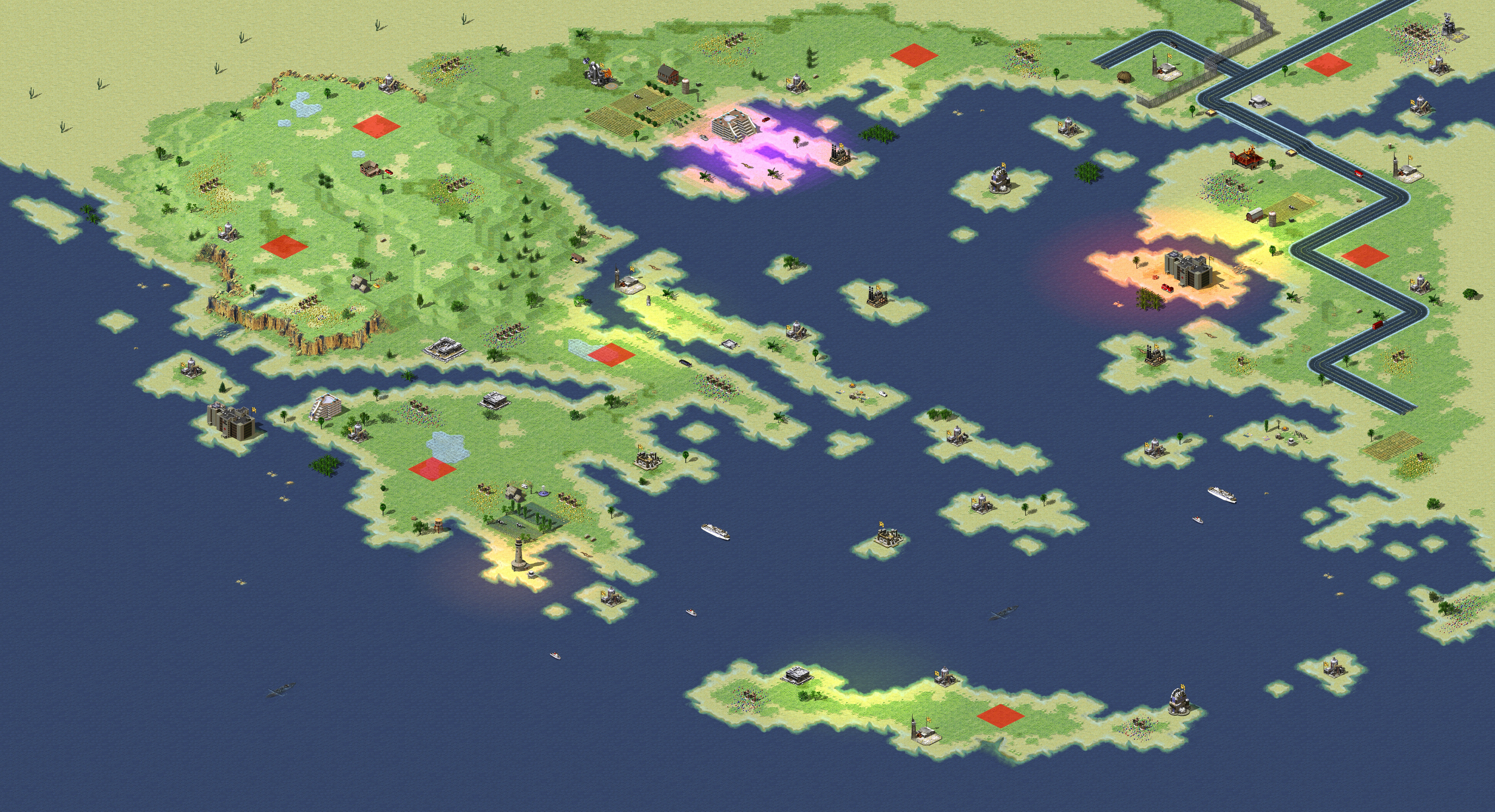 Rendered map: Greece Patch of Land