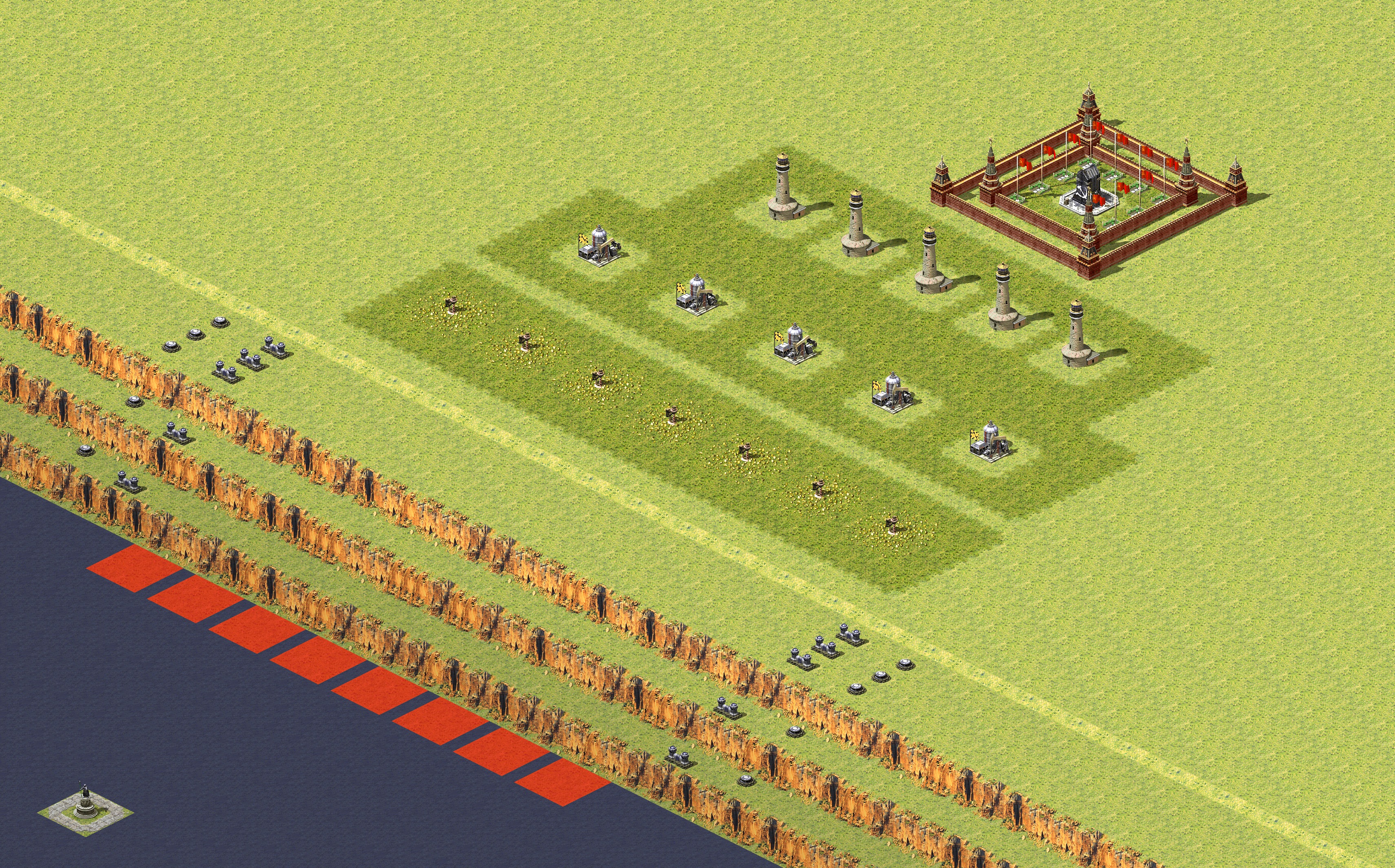 Rendered map: Cliff Survival Patch Ultimate (Super Nuke)