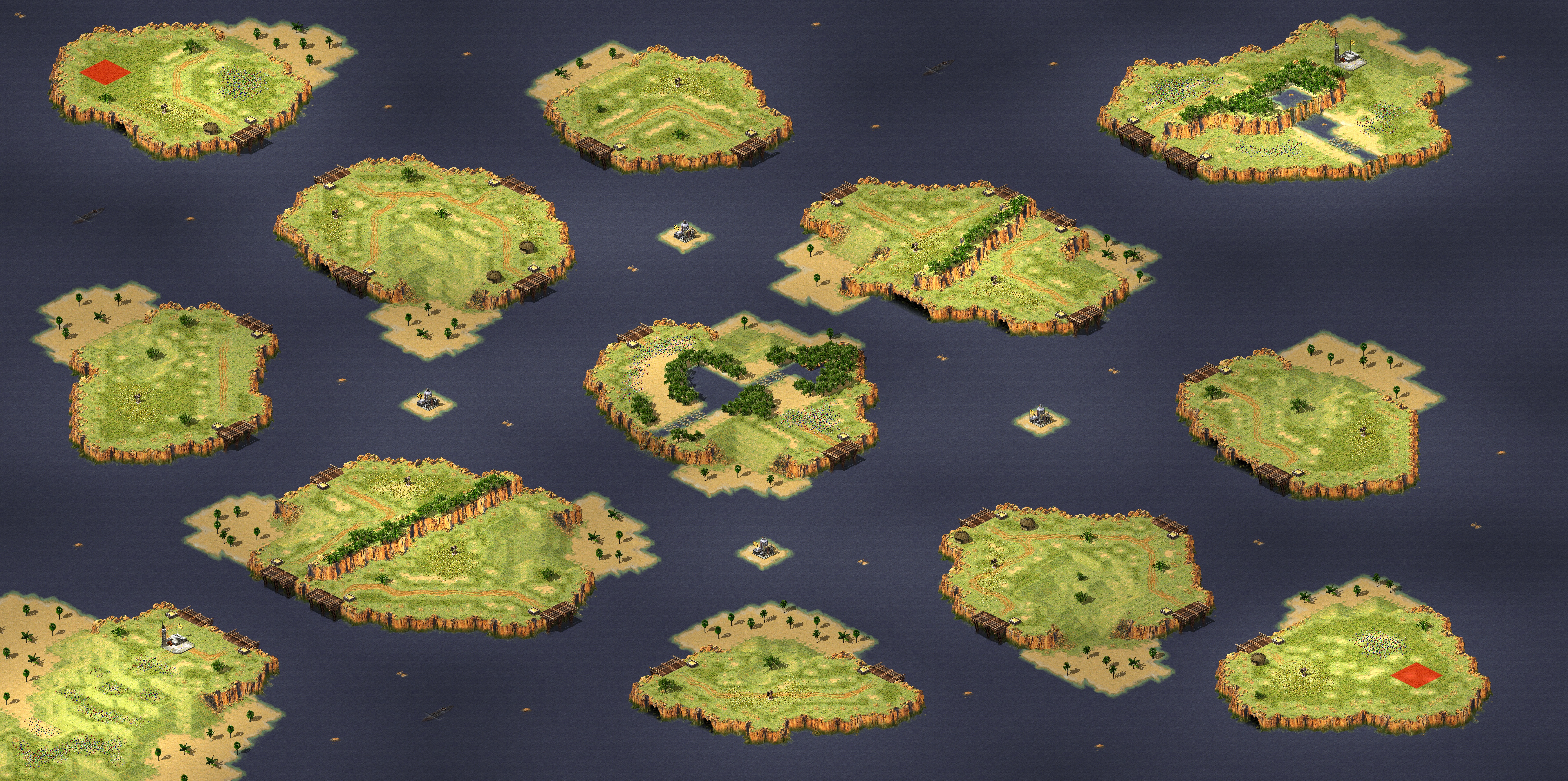 Rendered map: [2] Archipelago Excursion V1.2