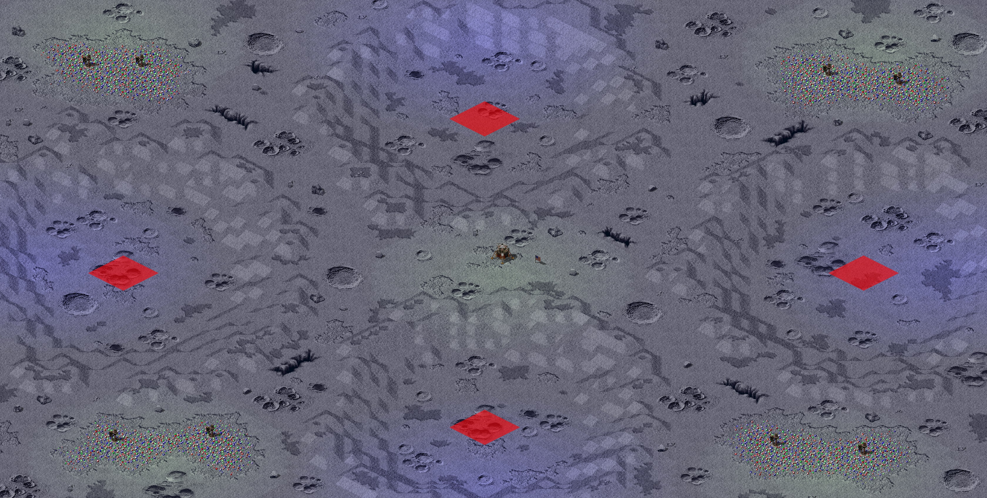 Rendered map: Moon Patrol