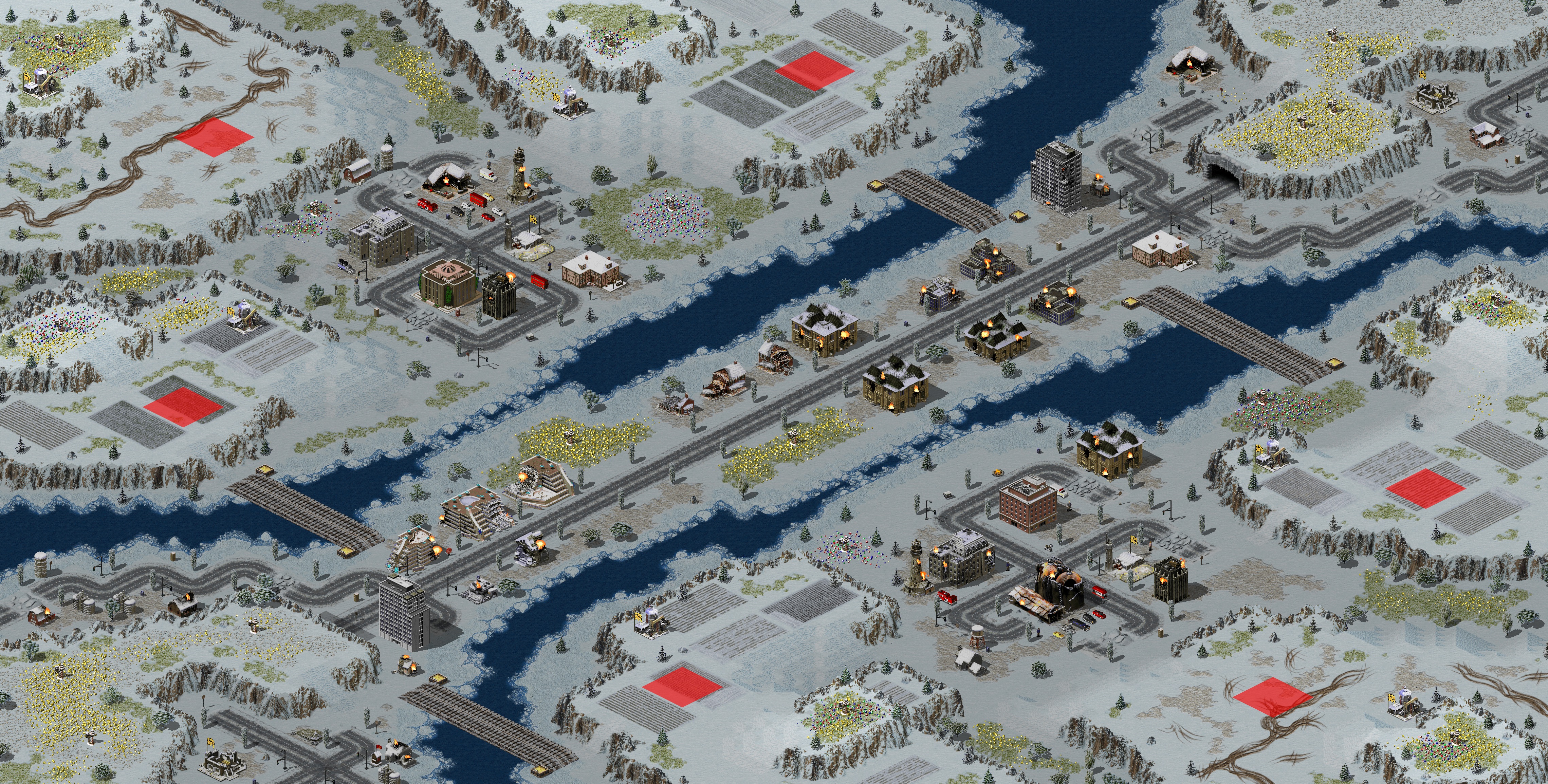 Rendered map: Frozen mountain cold water(2-6)
