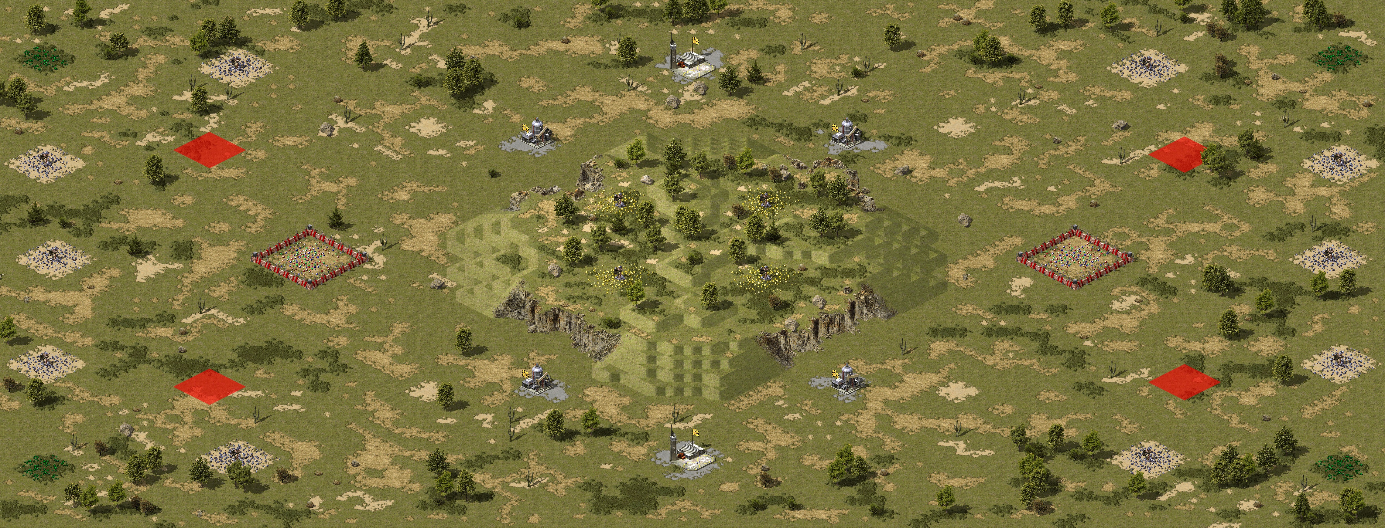 Rendered map: [4] Deserted Mountain