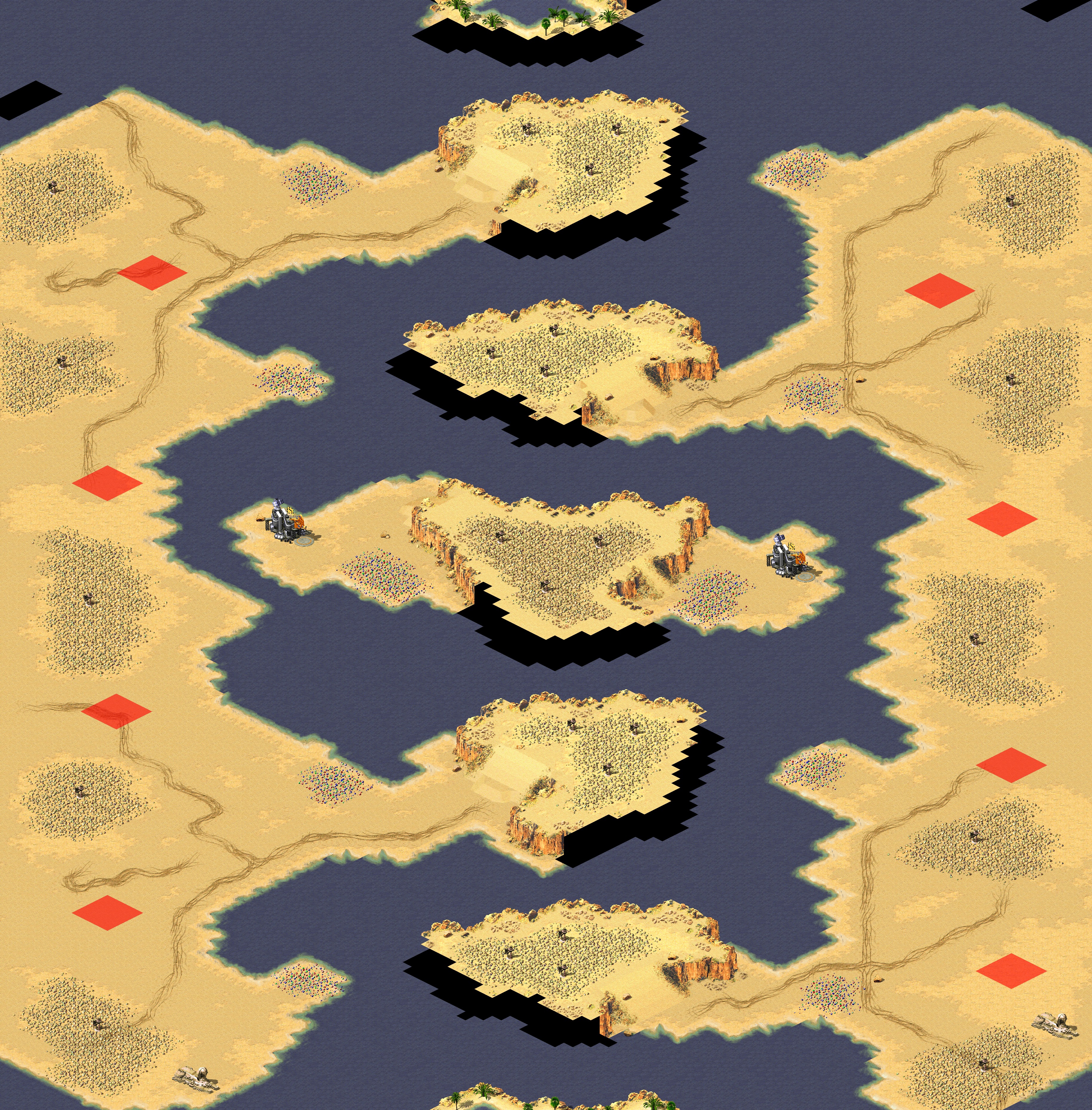 Rendered map: 埃及之旅海战版