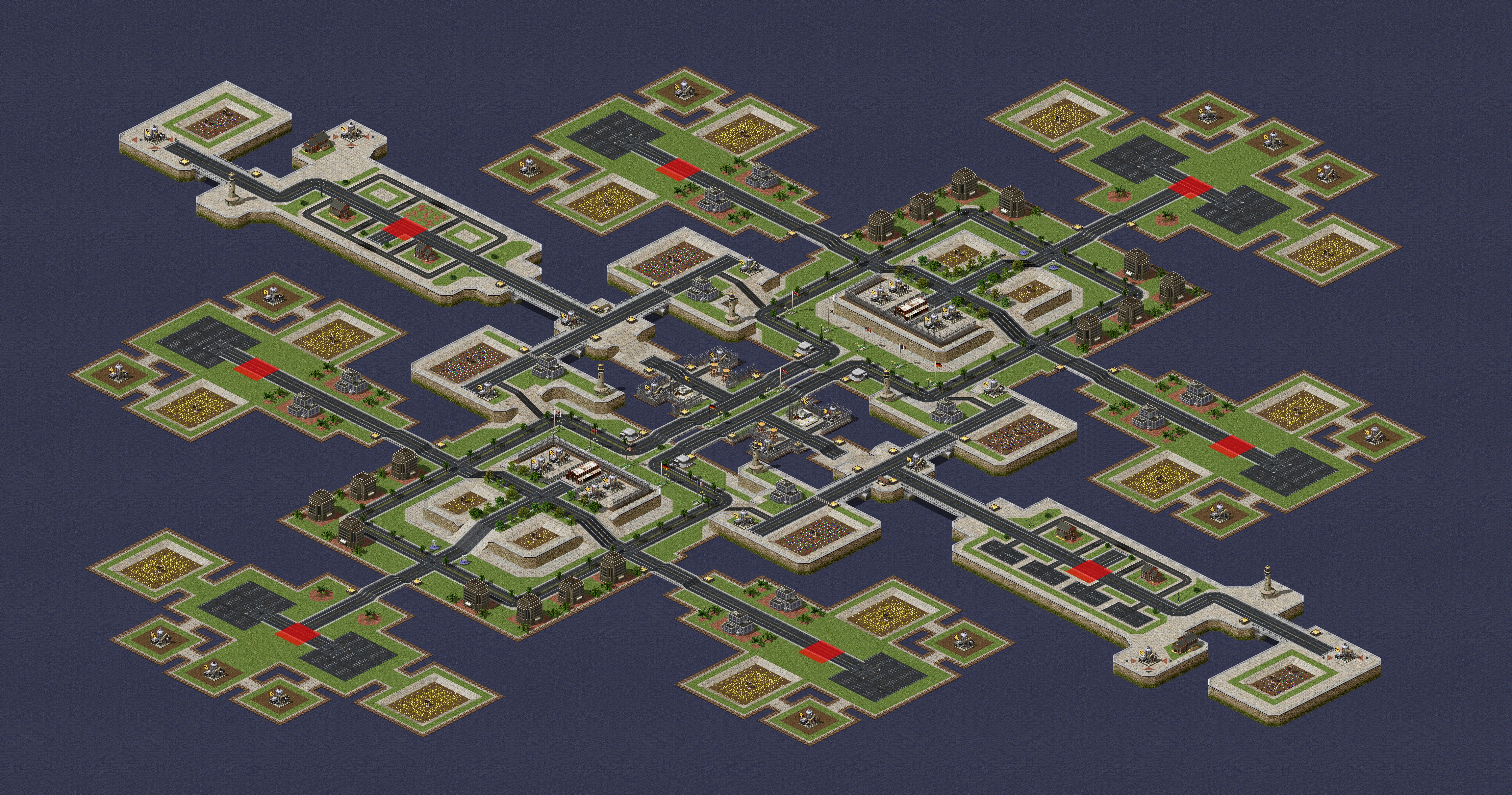 Rendered map: 8 Player Broken Bridge Pig Bay