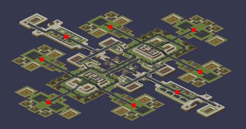 Rendered preview of 8 Player Broken Bridge Pig Bay